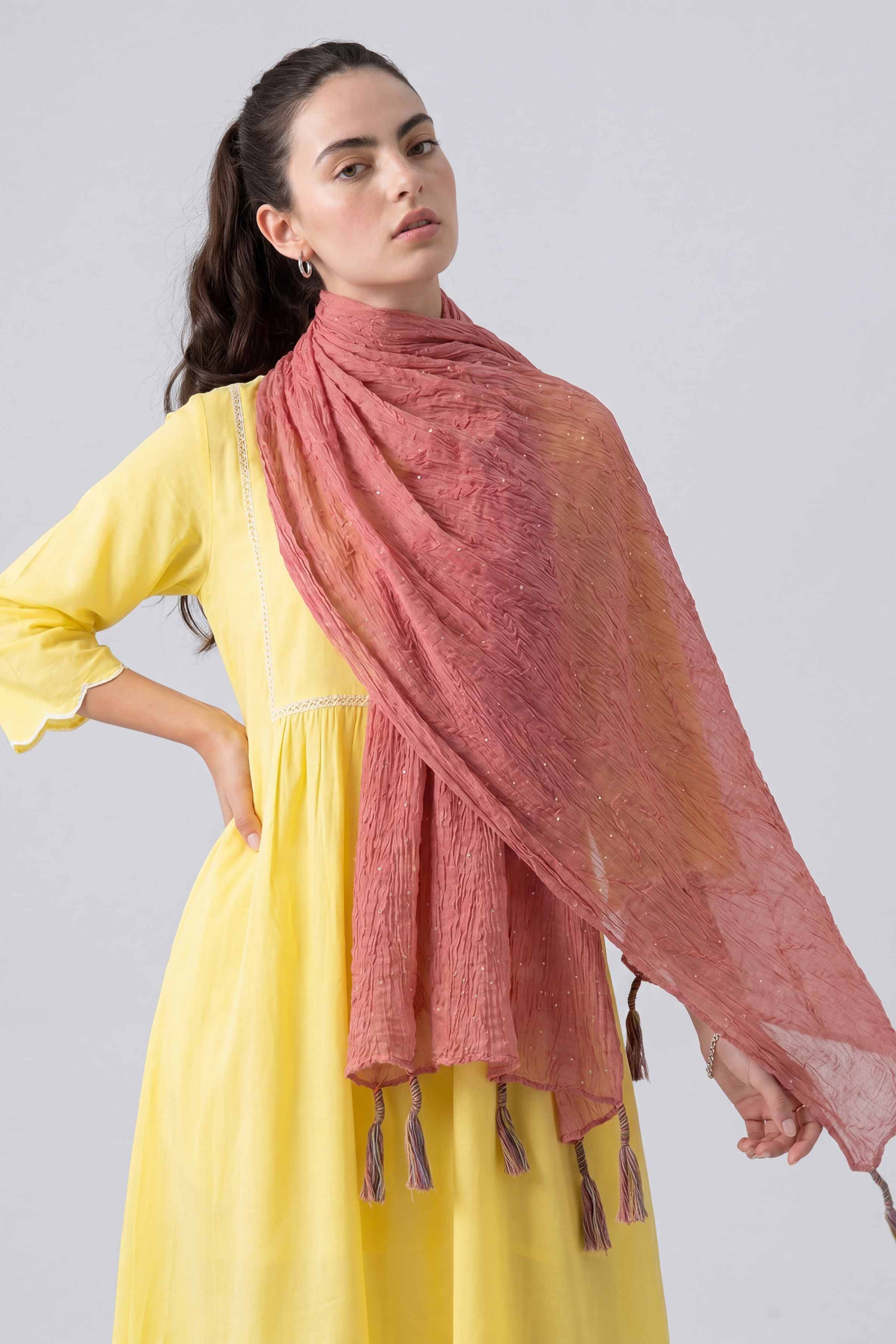 Red Women Scarf - 447592101