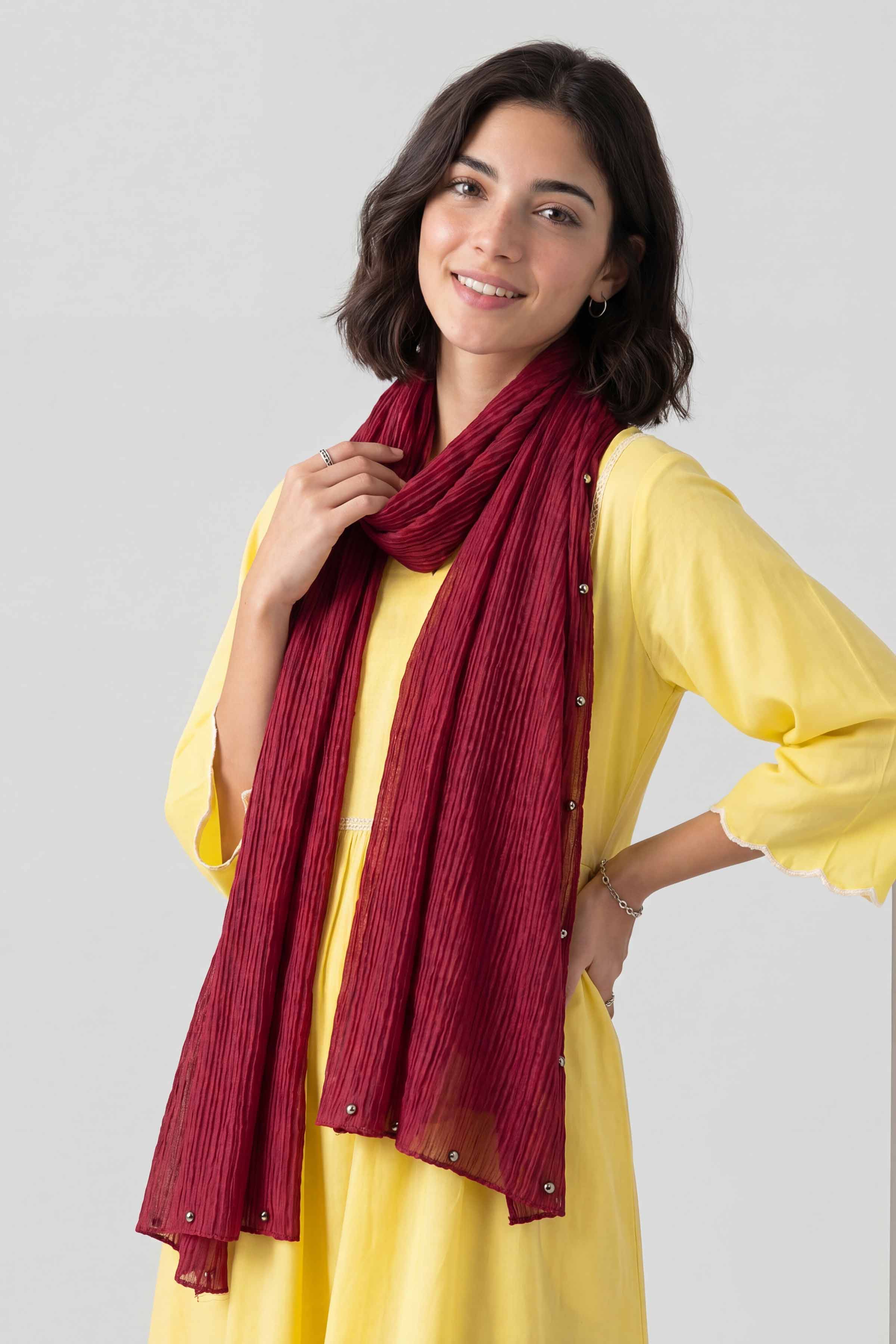 Red Women Scarf - 447622101