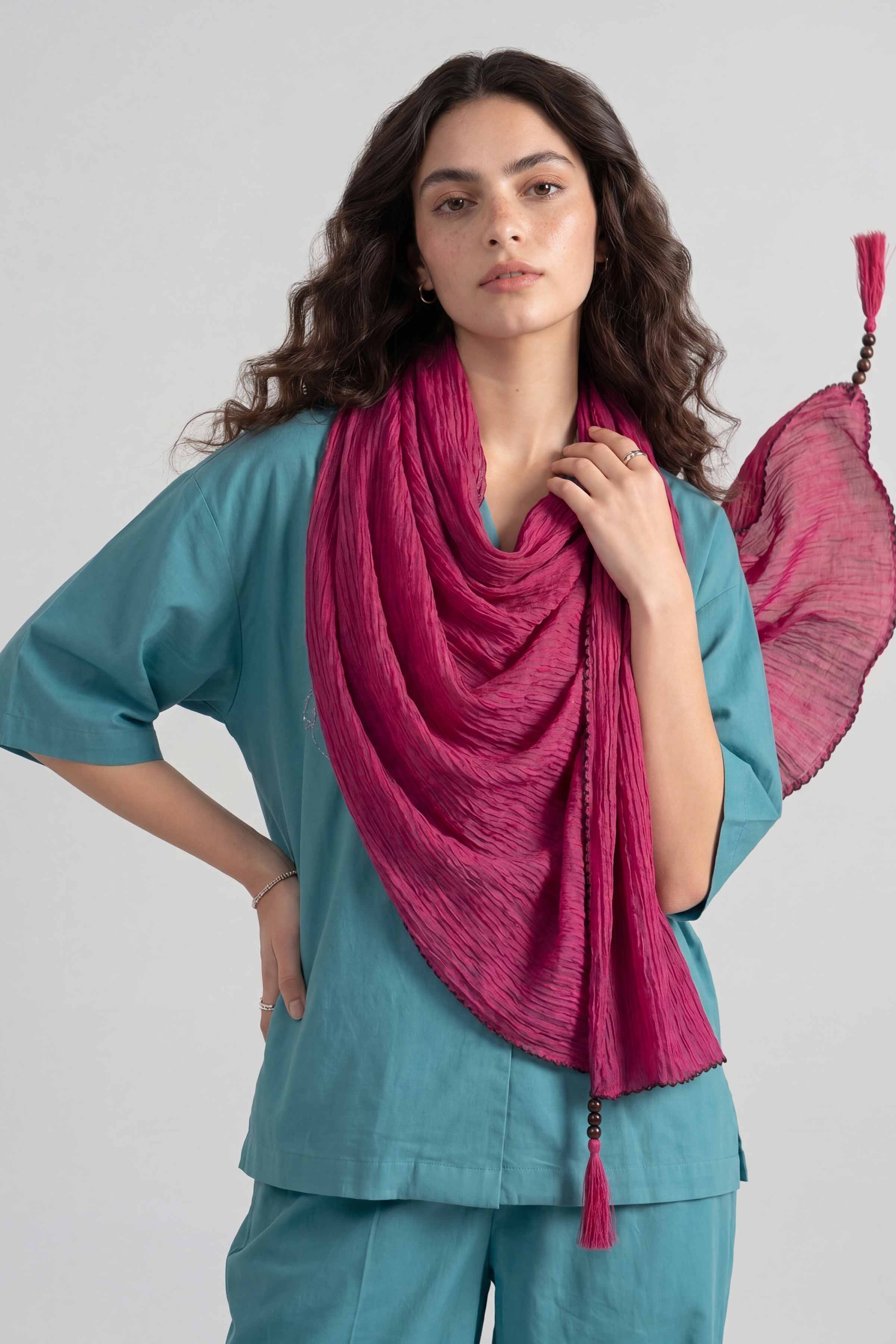 Rose Women Scarf - 447632115