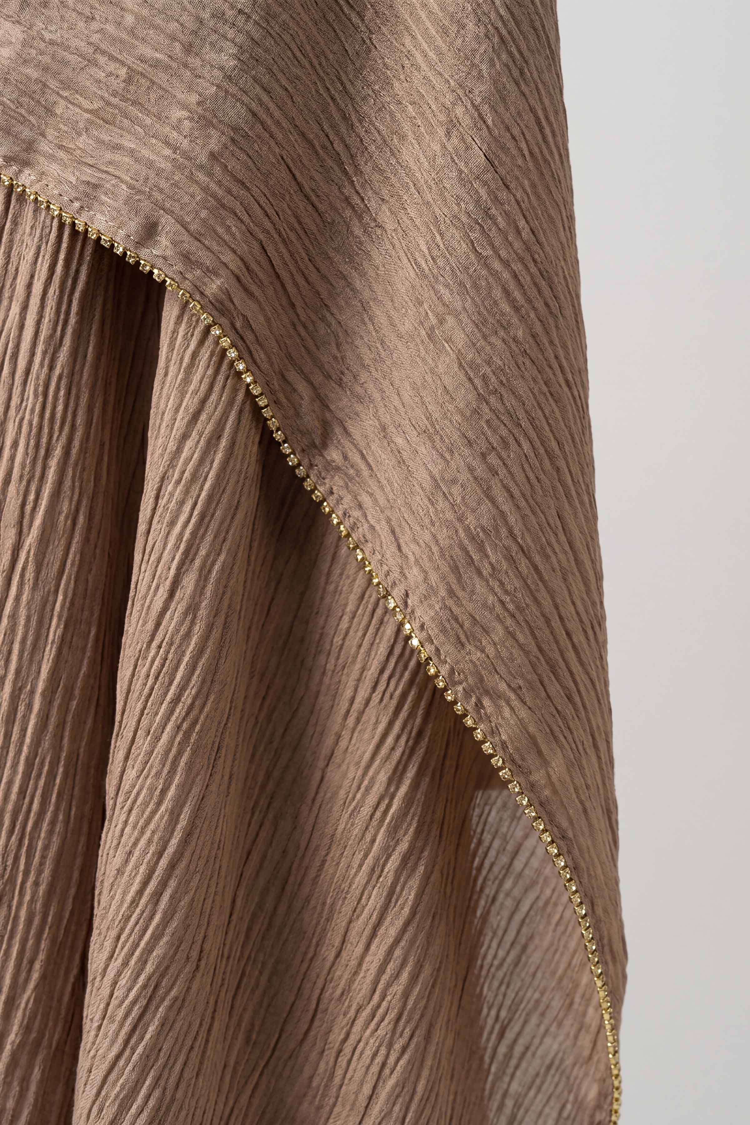 Tan Women Scarf - 447642126