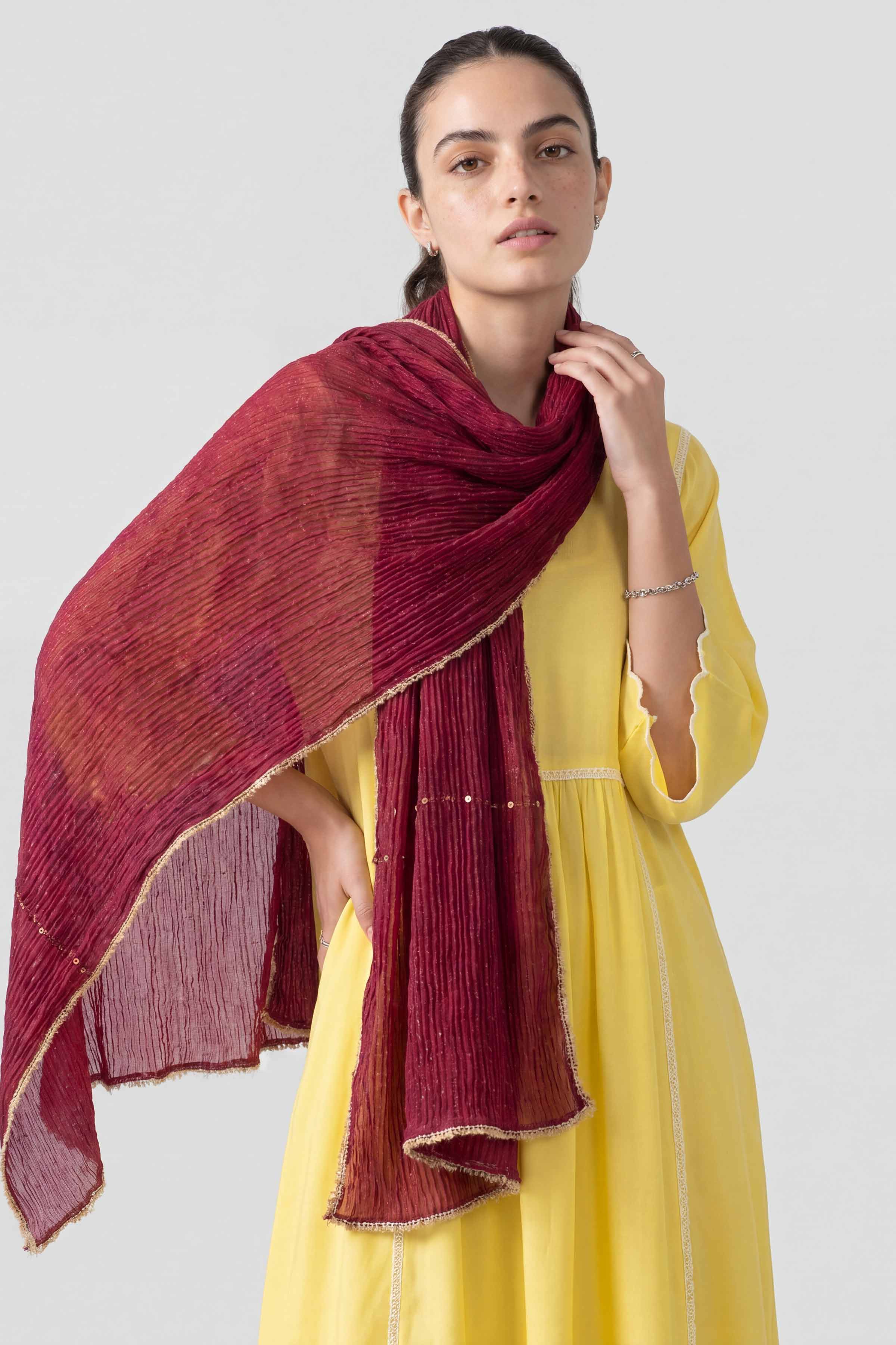 Red Women Scarf - 447662101