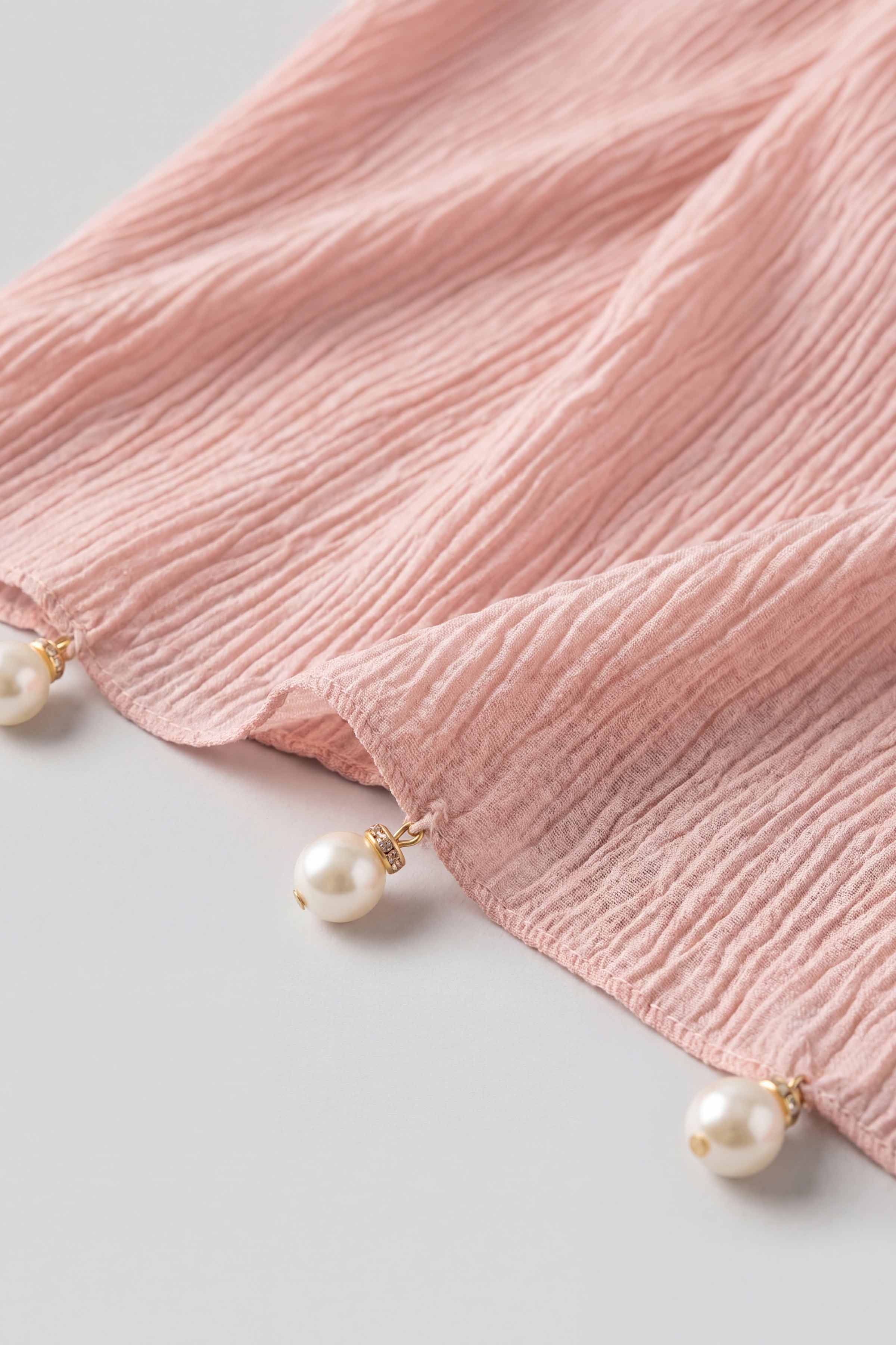 Pink Women Scarf - 447692105