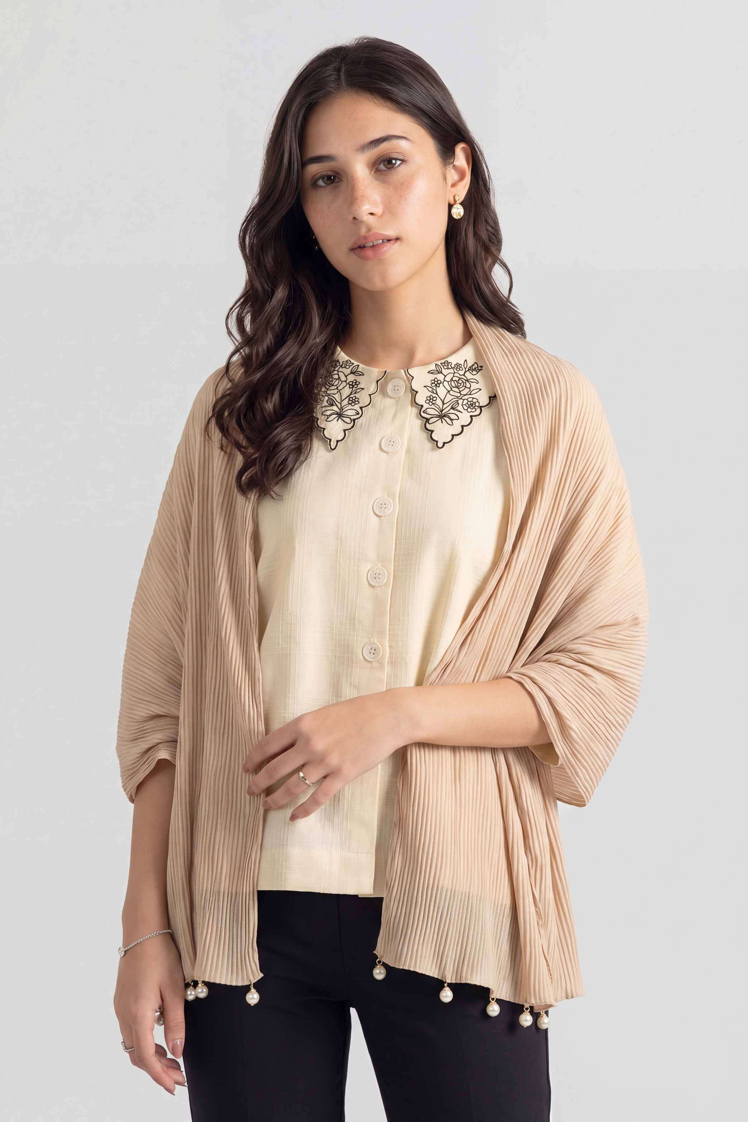 Khaki Women Scarf - 447692130