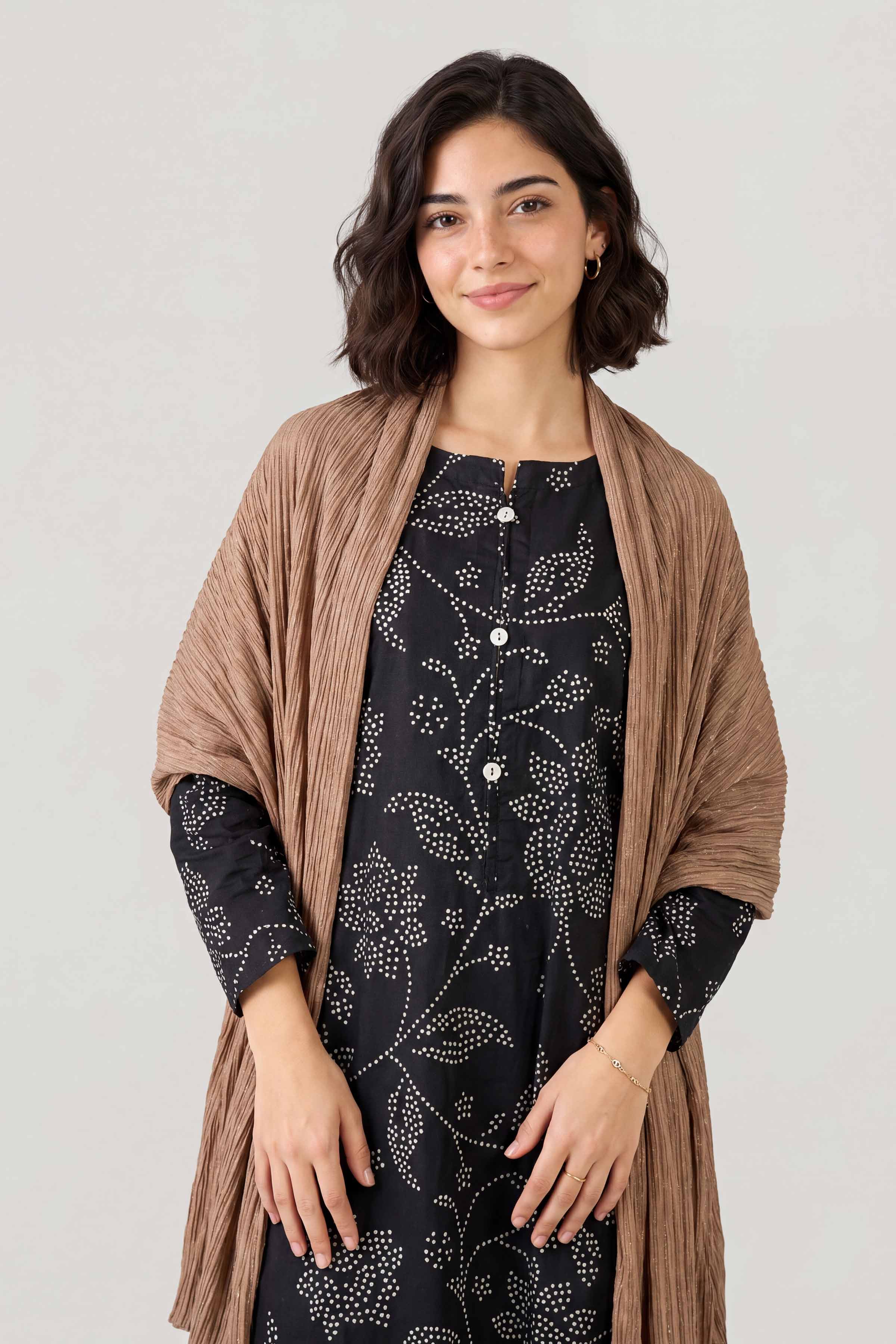 Khaki Women Scarf - 447702130