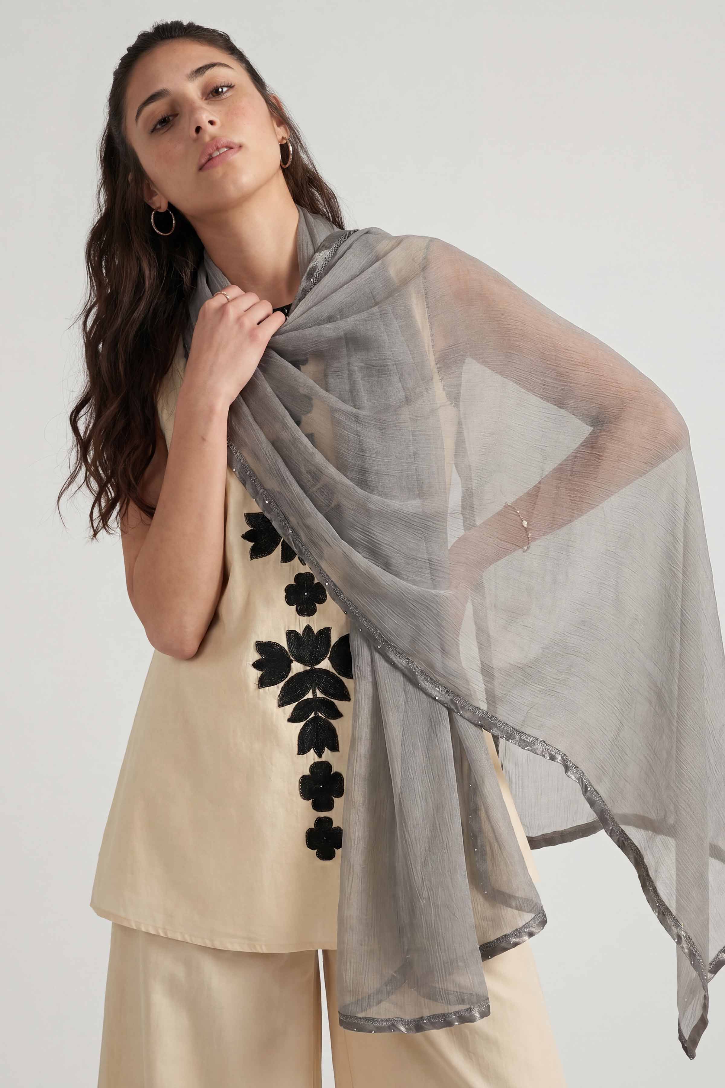 Grey Women Scarf - 447712111