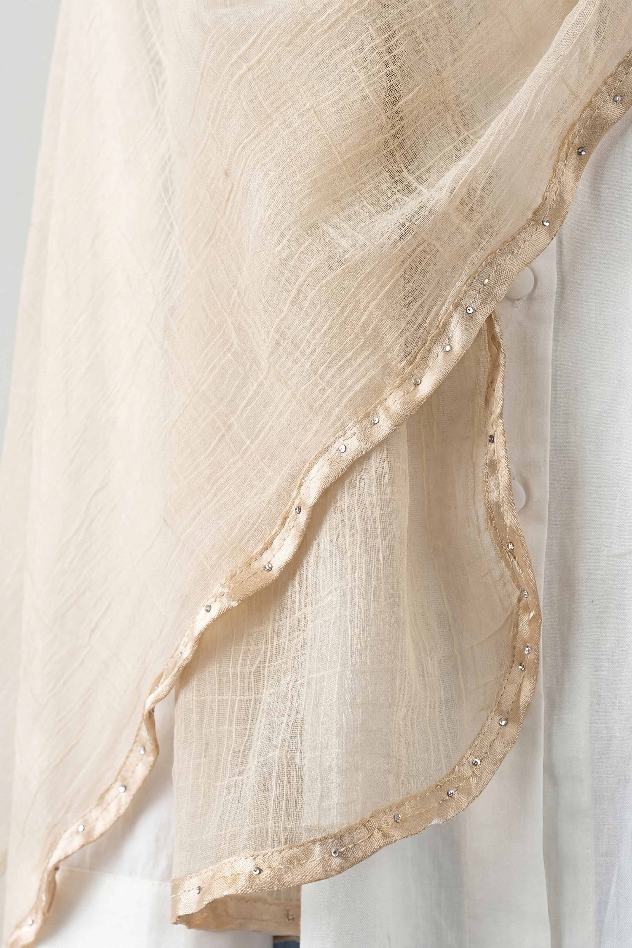 Beige Women Scarf - 447712118