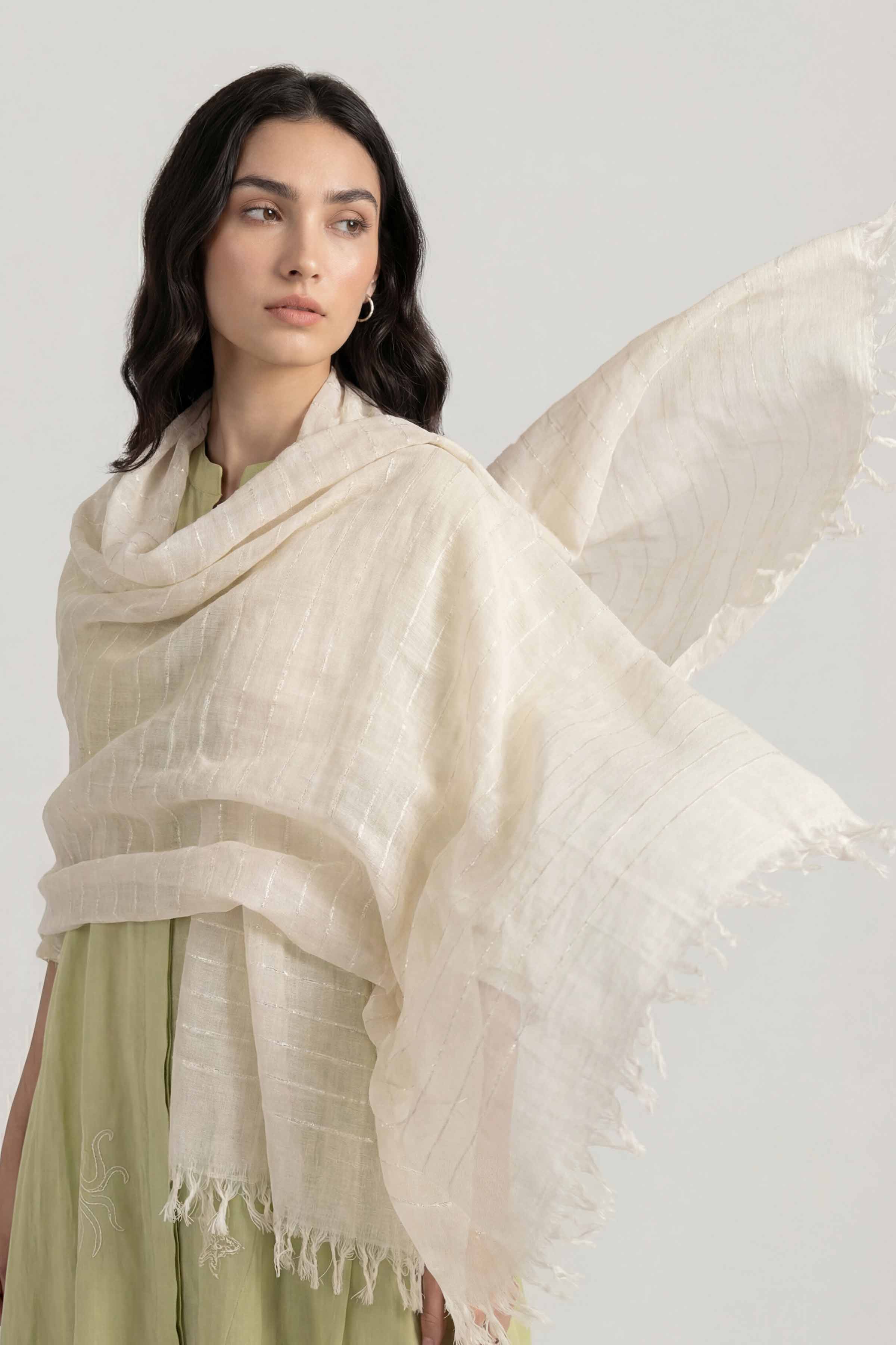 White Women Scarf - 72070958
