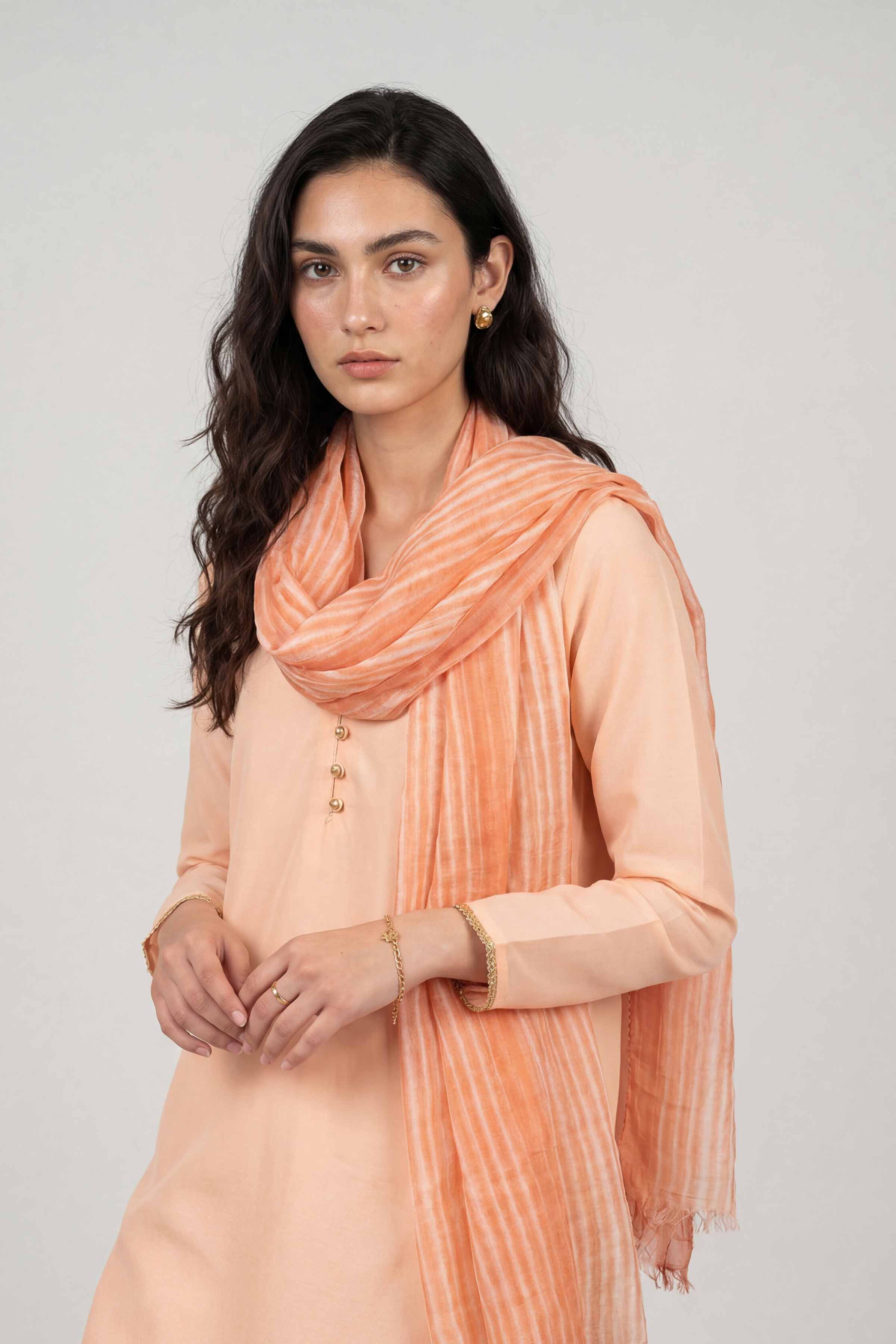 Orange Women Scarf - 72070967