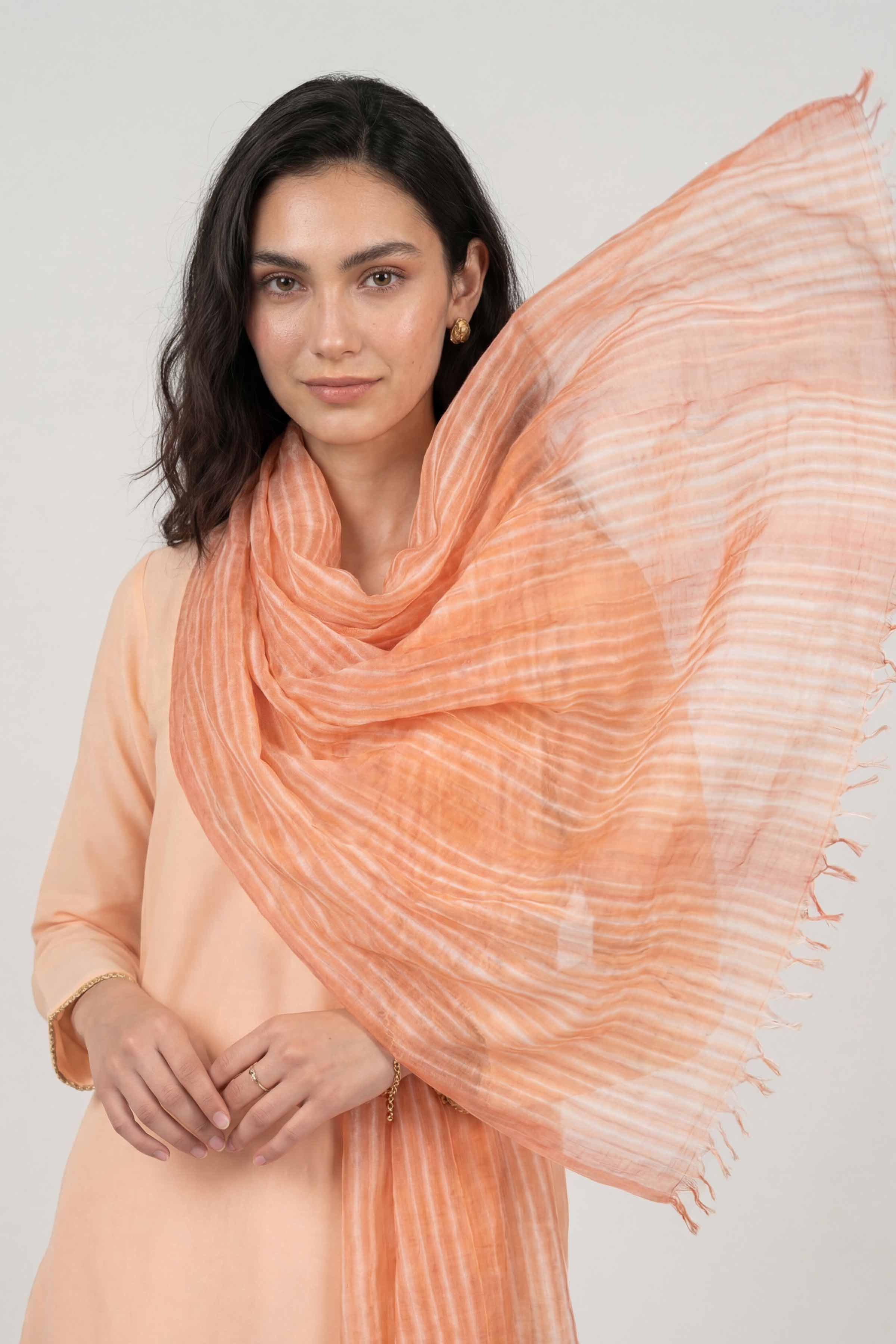 Orange Women Scarf - 72070967
