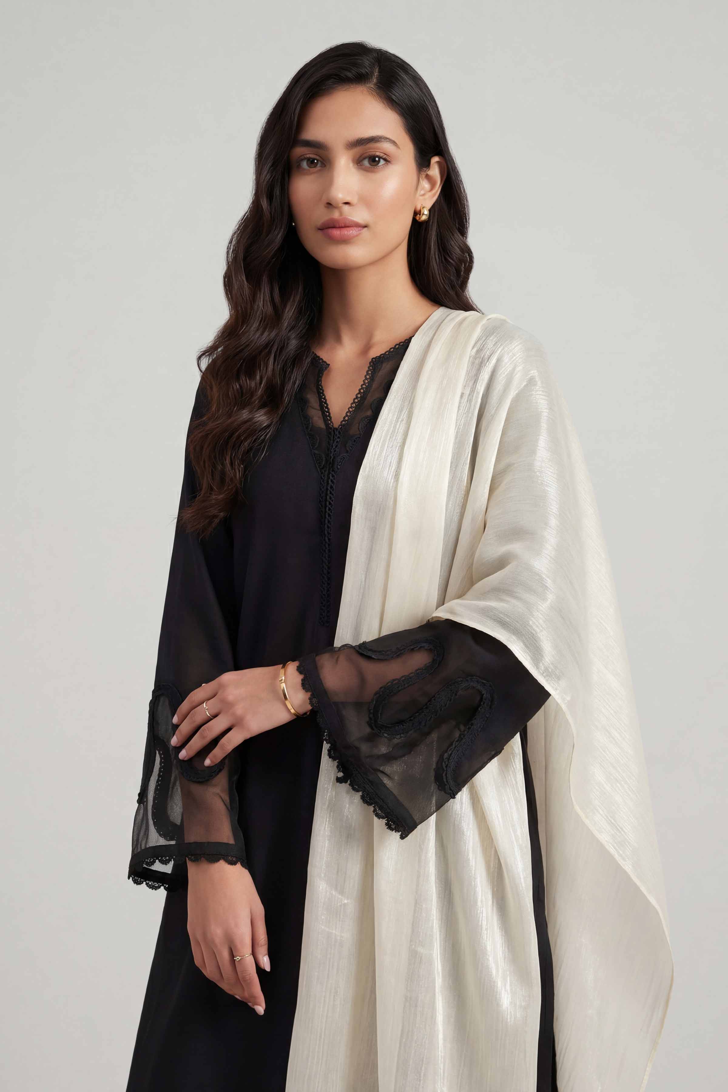Off White Women Scarf - 447812107