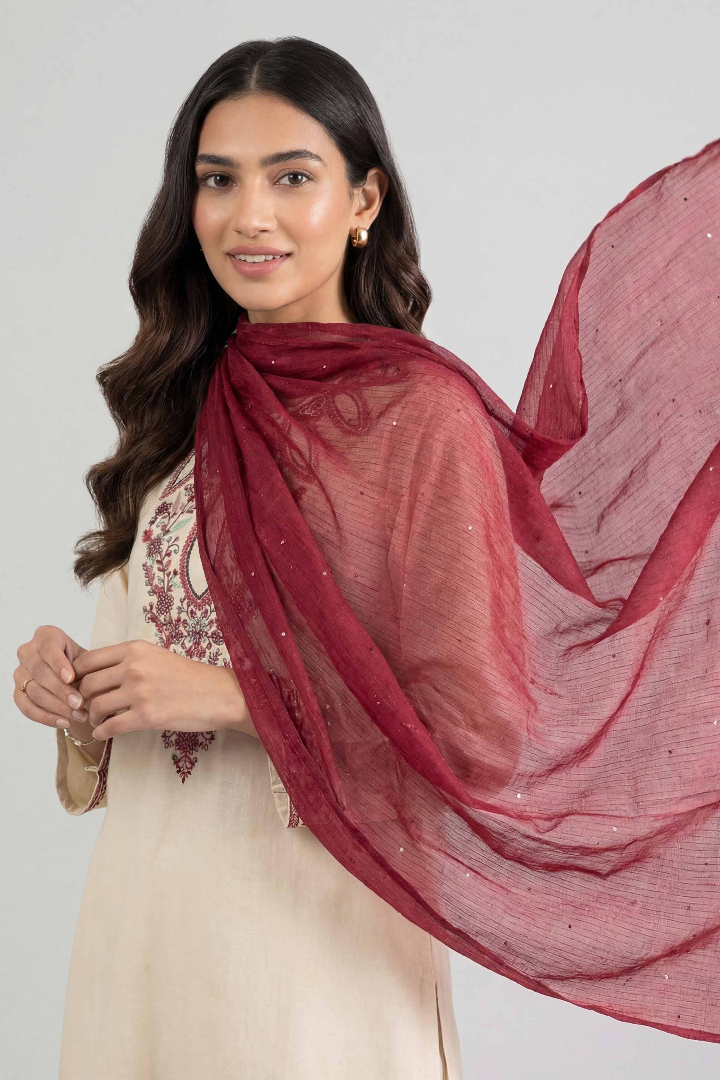 Maroon Women Scarf - 447822122