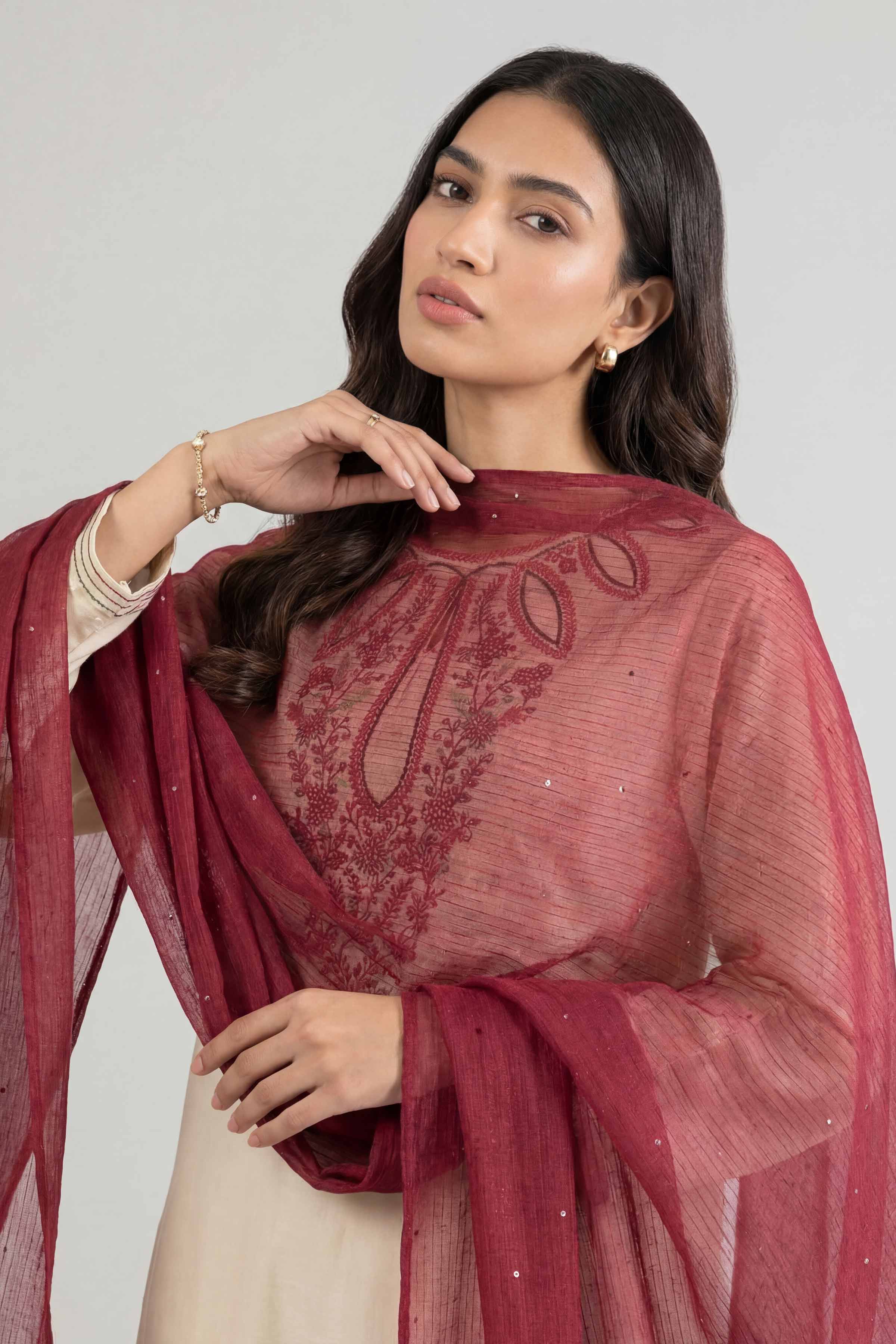 Maroon Women Scarf - 447822122