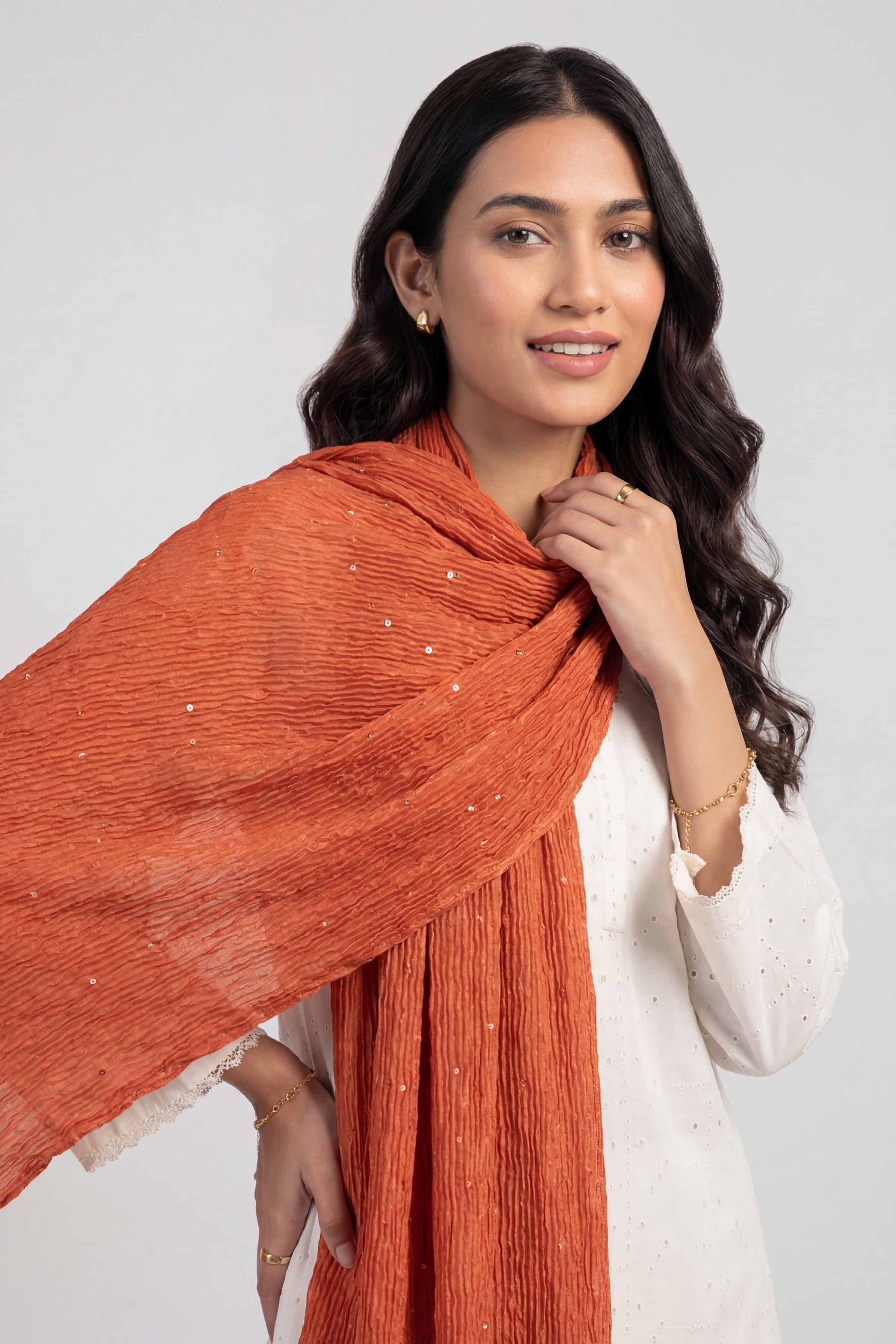 Rust Women Scarf - 447832128