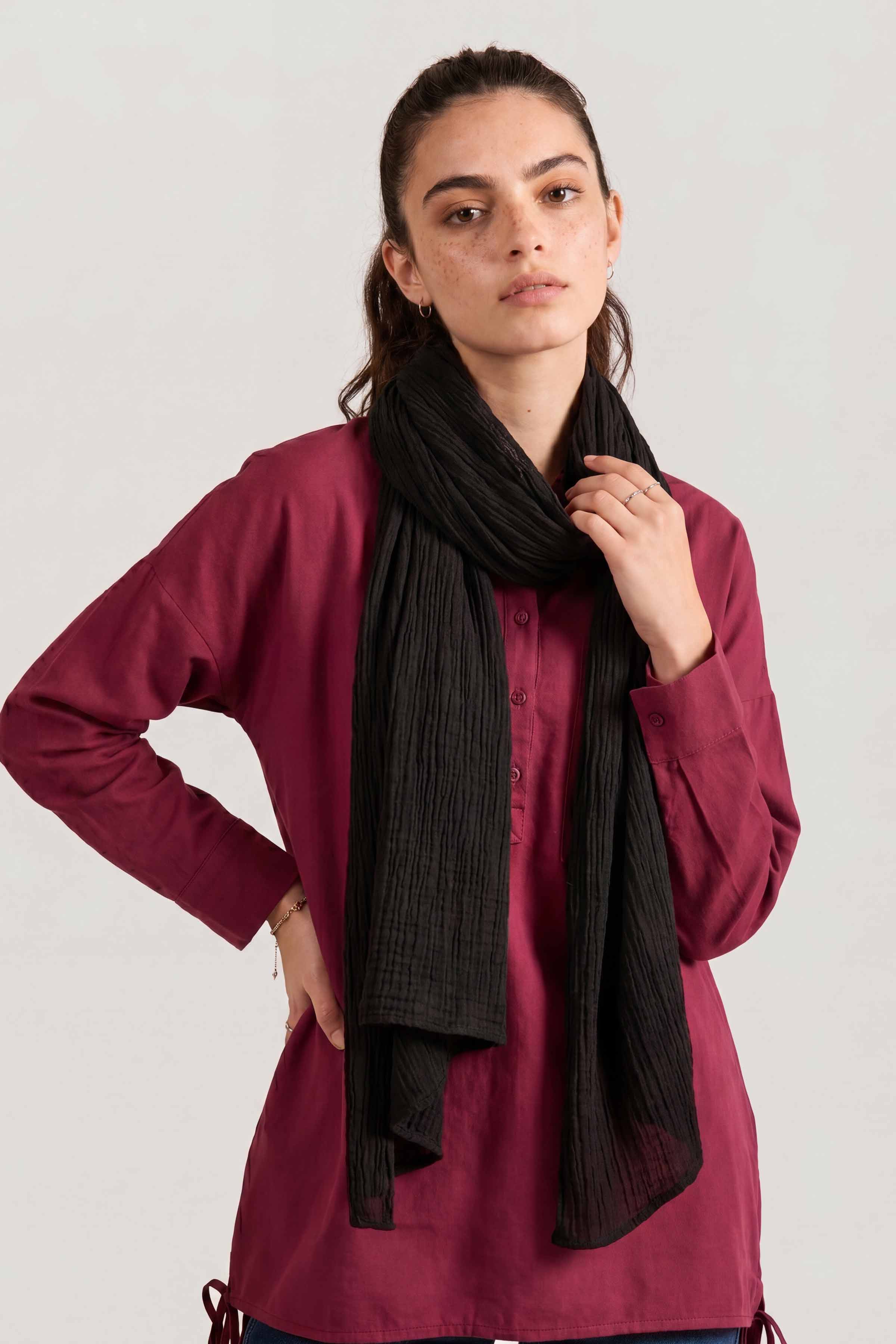 Black Women Scarf - 447852103