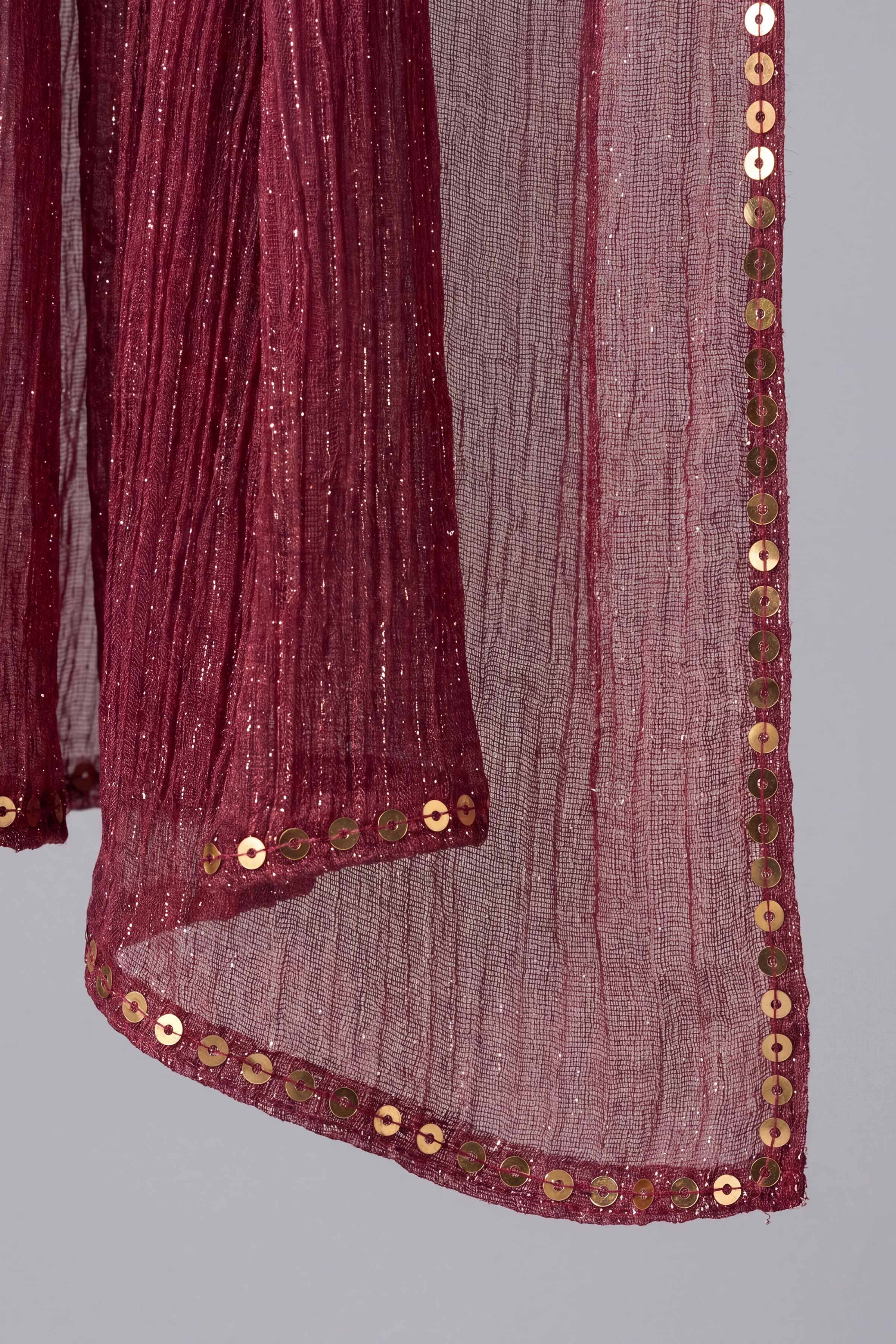 Maroon Women Scarf - 447872122