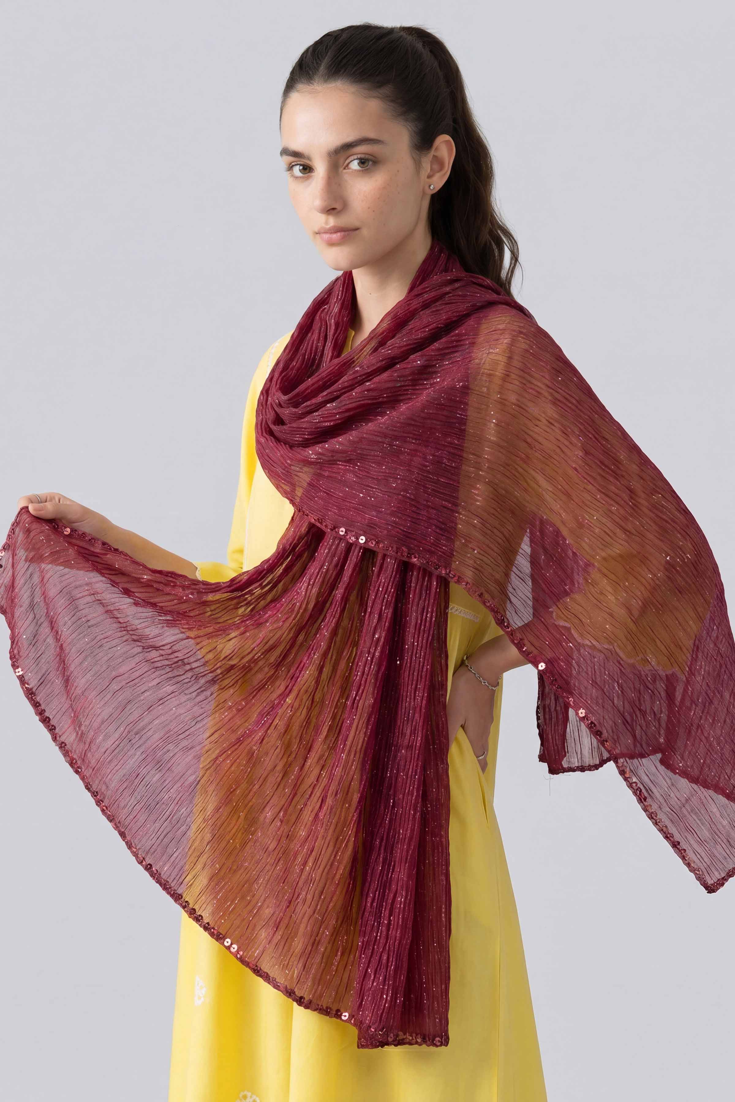 Maroon Women Scarf - 447872122