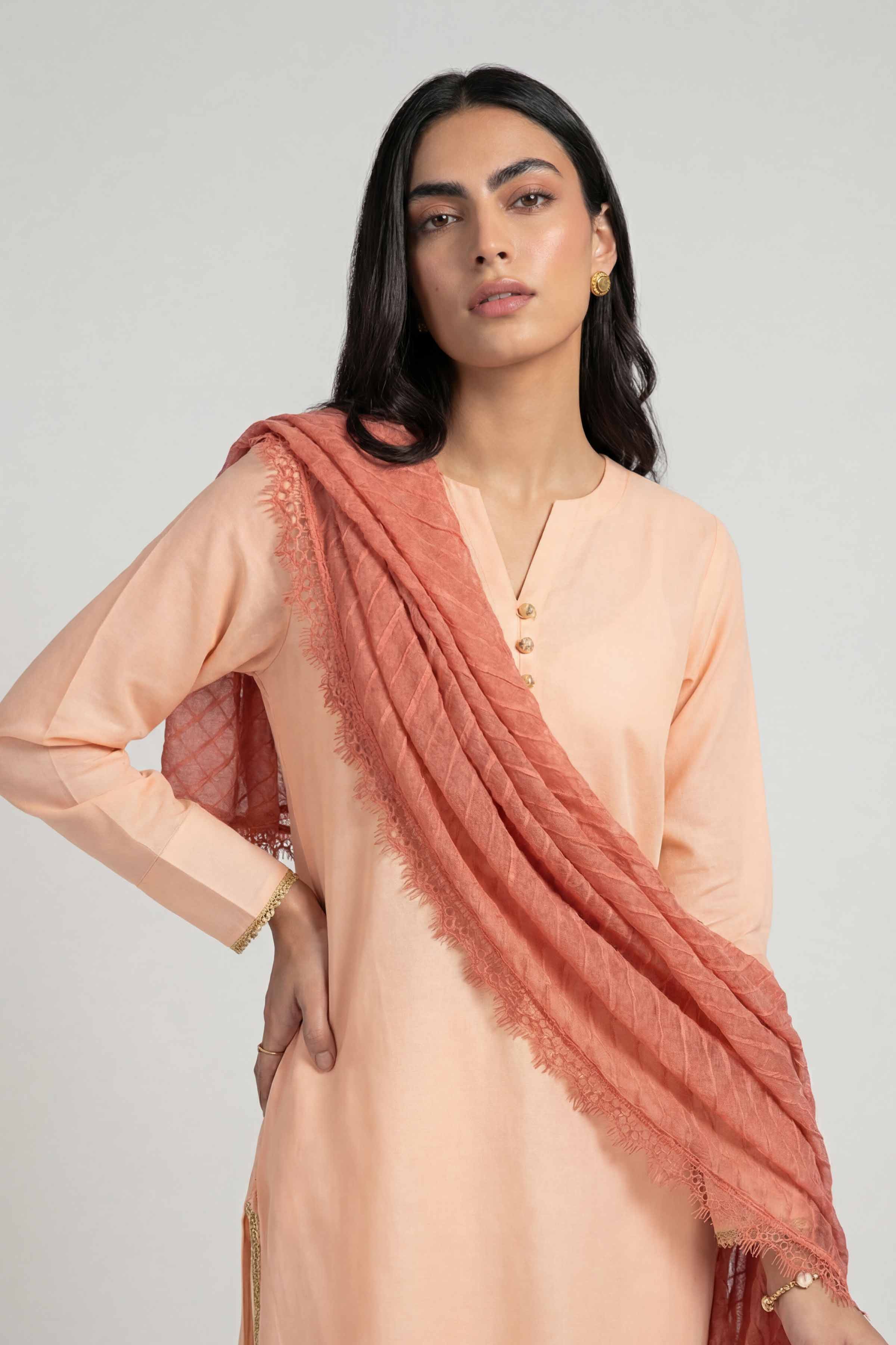 Orange Women Scarf - 72070970