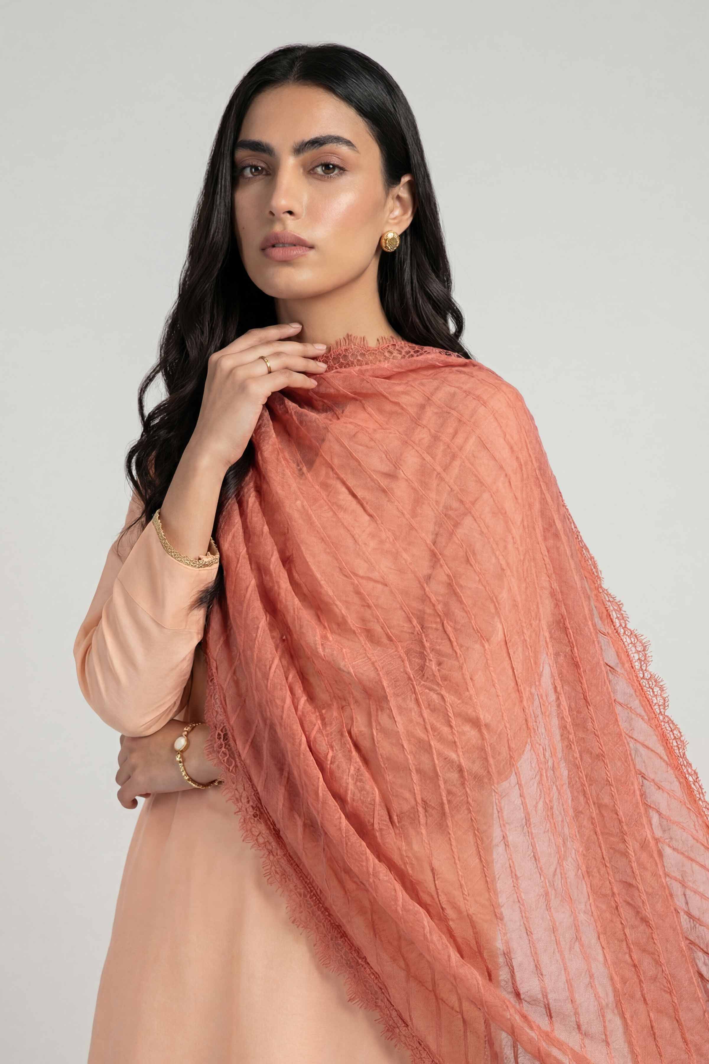 Orange Women Scarf - 72070970