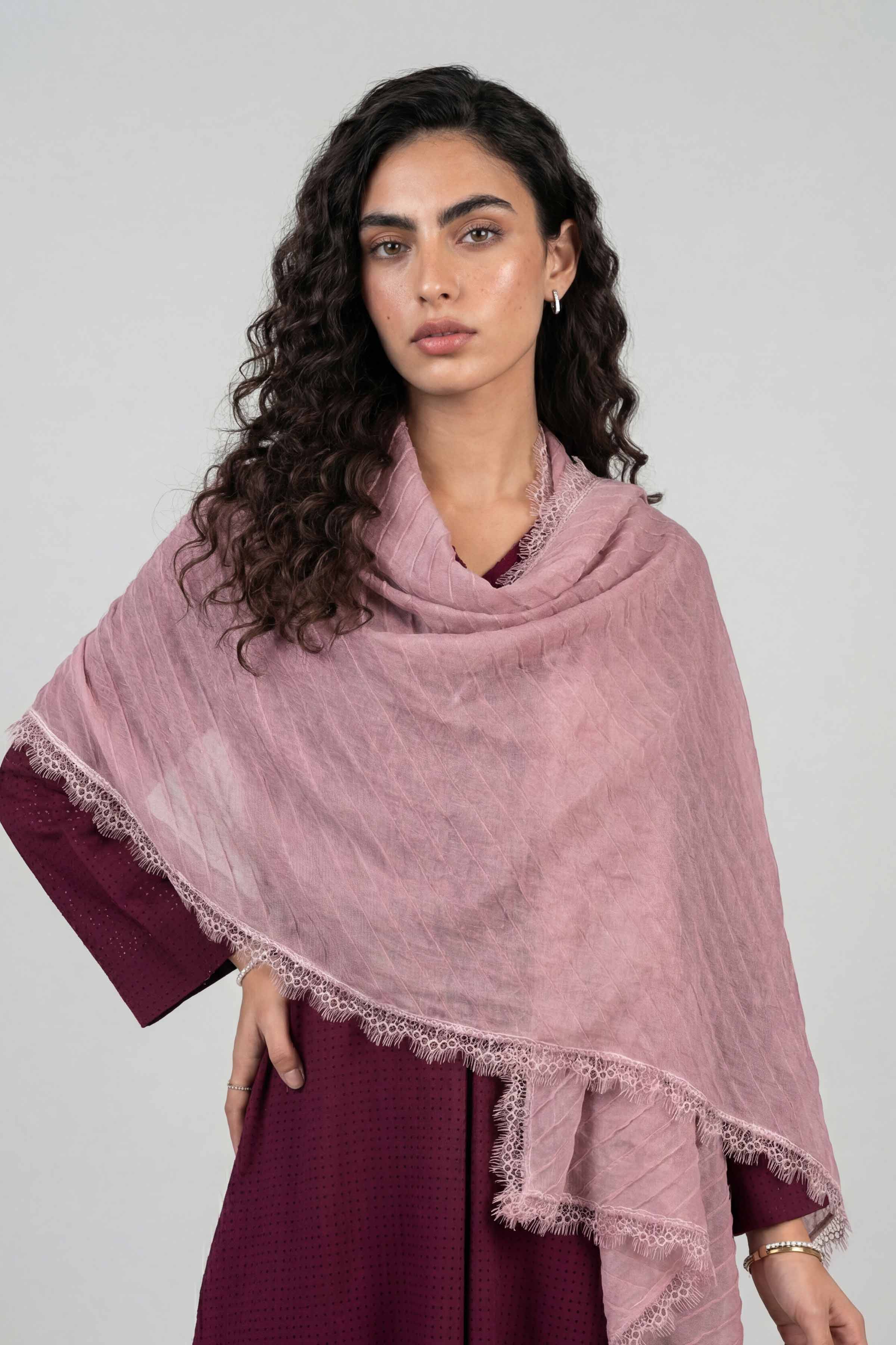 Purple Women Scarf - 72070971