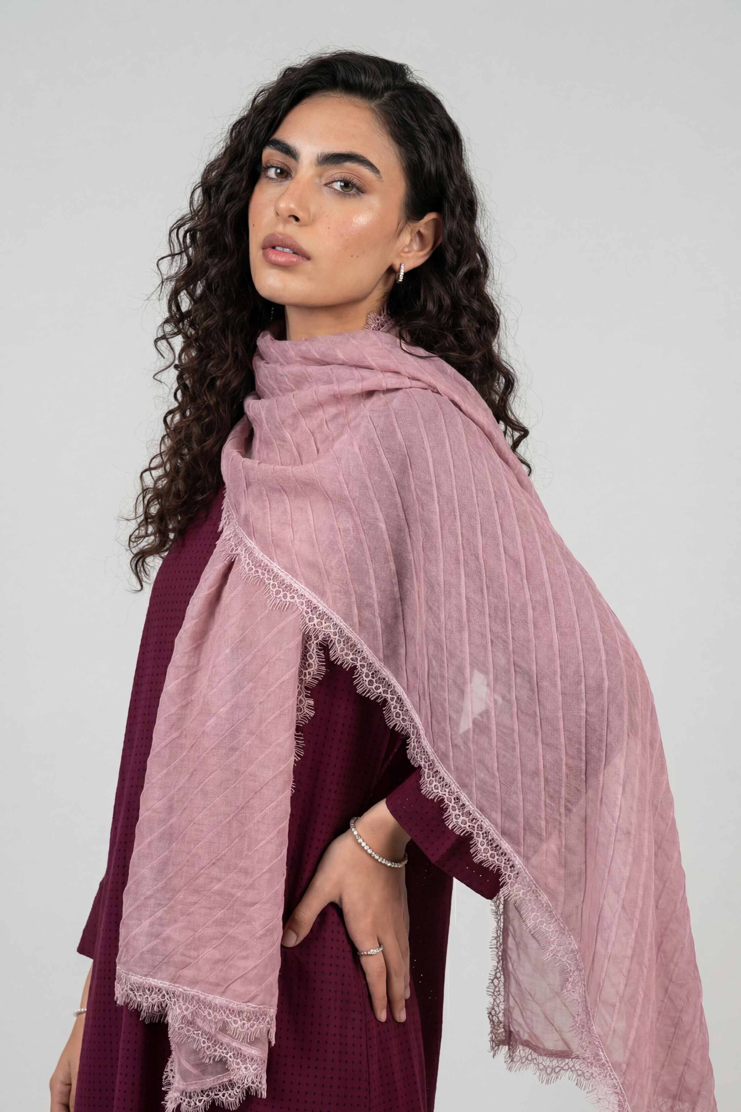 Purple Women Scarf - 72070971