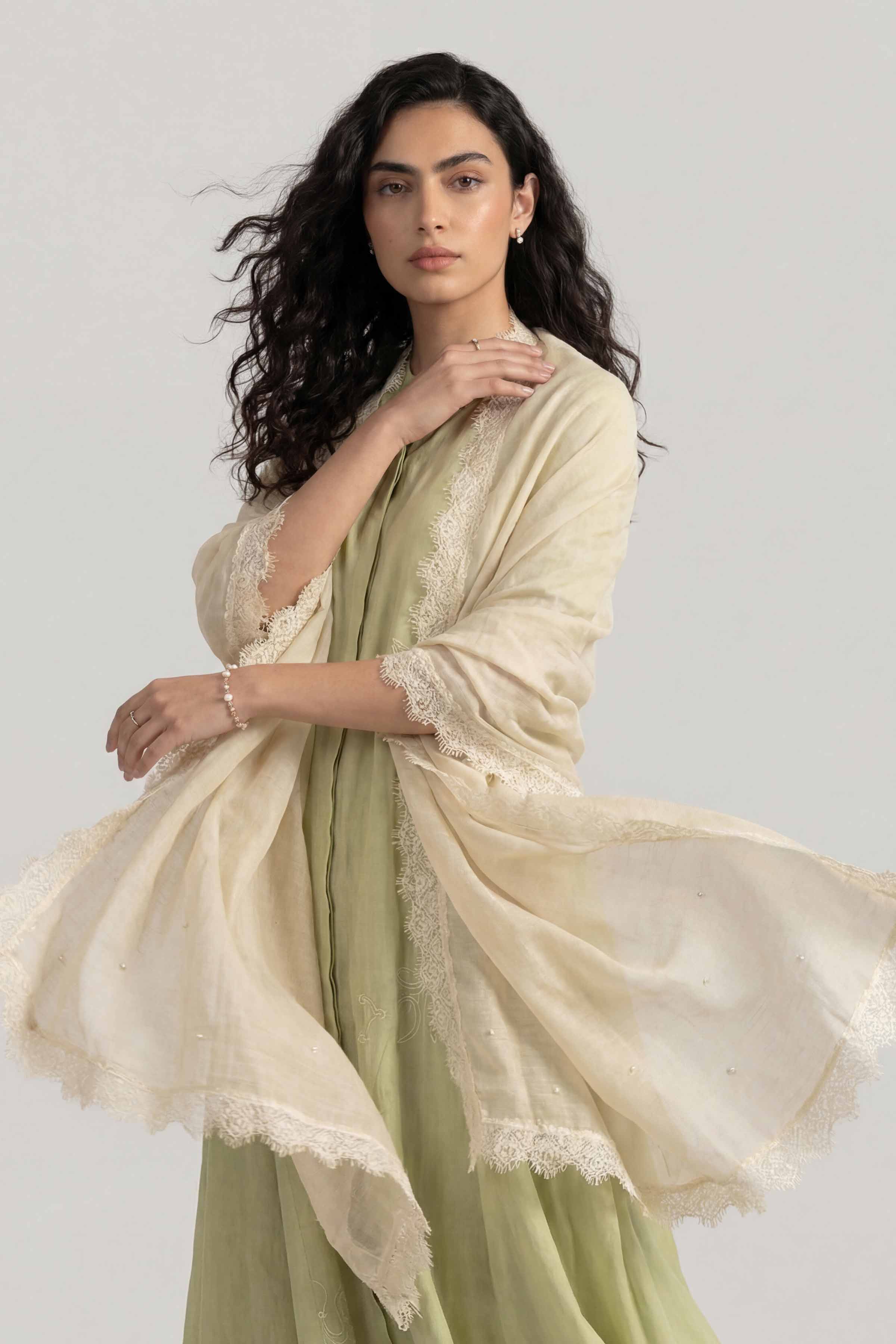 Beige Women Scarf - 72070980
