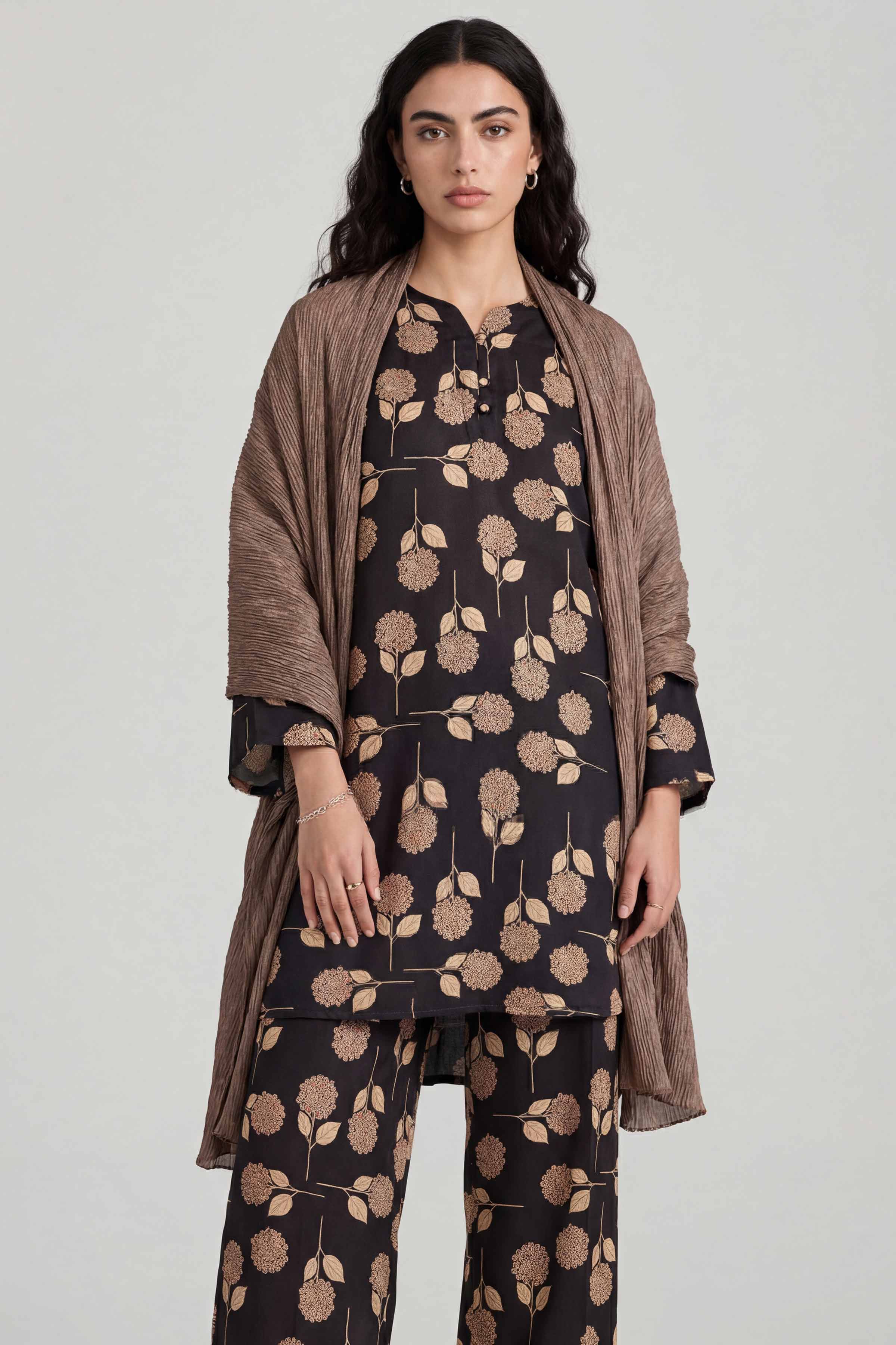 Coffee Women Scarf - 72070981