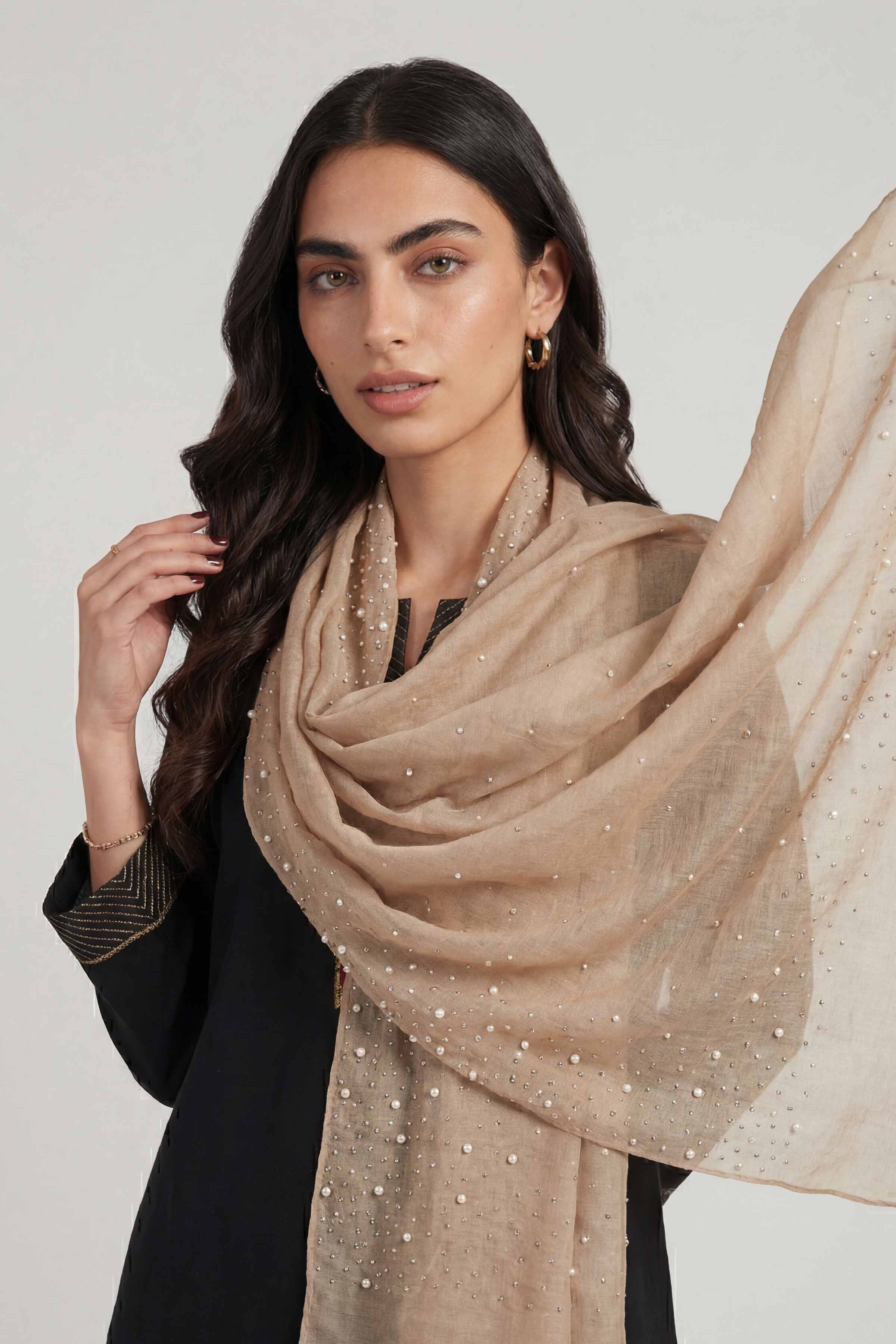 Camel Women Scarf - 72070987