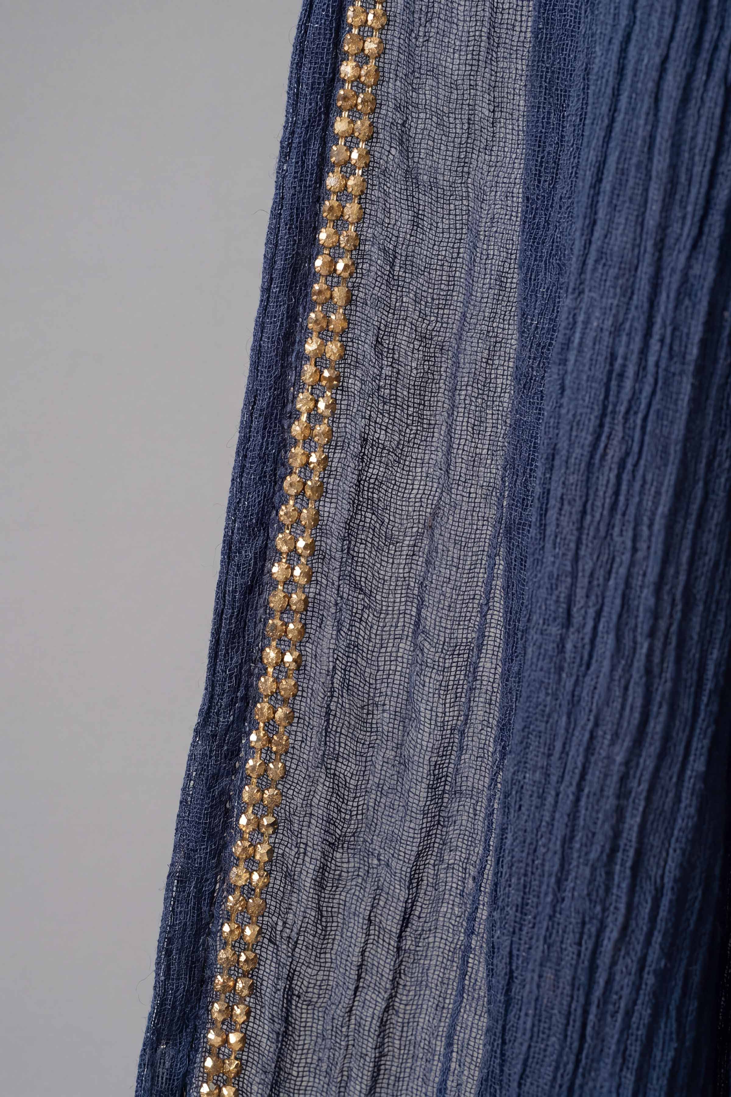 Navy Women Scarf - 448202121