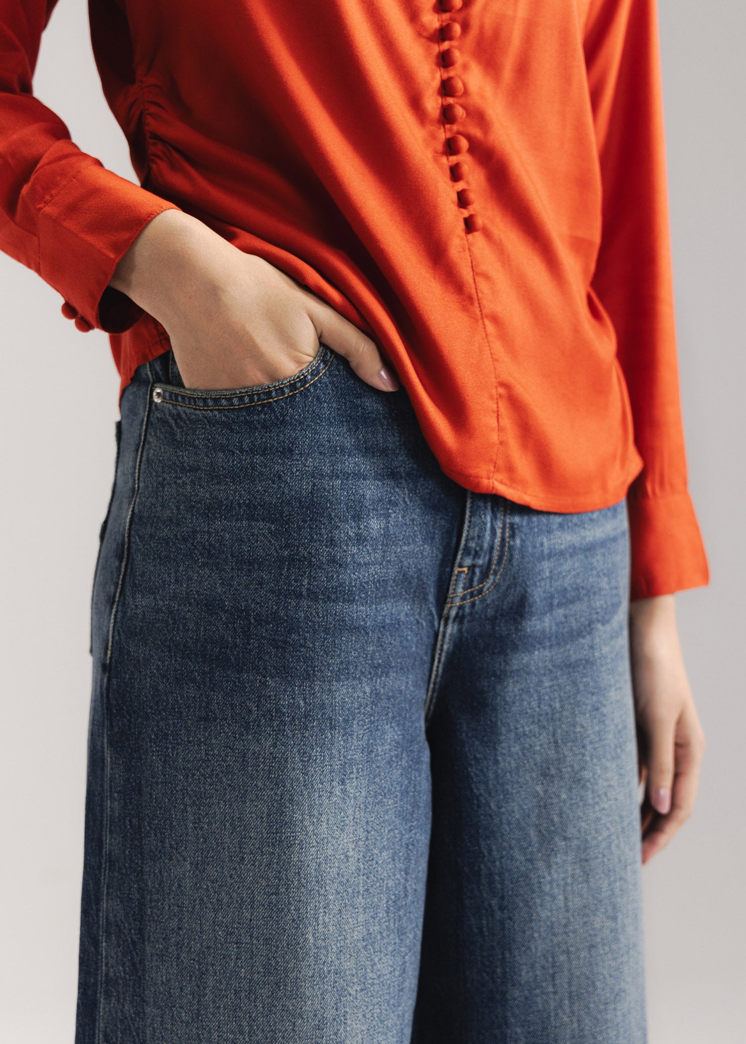 Wide Legged Jeans- WS26-192