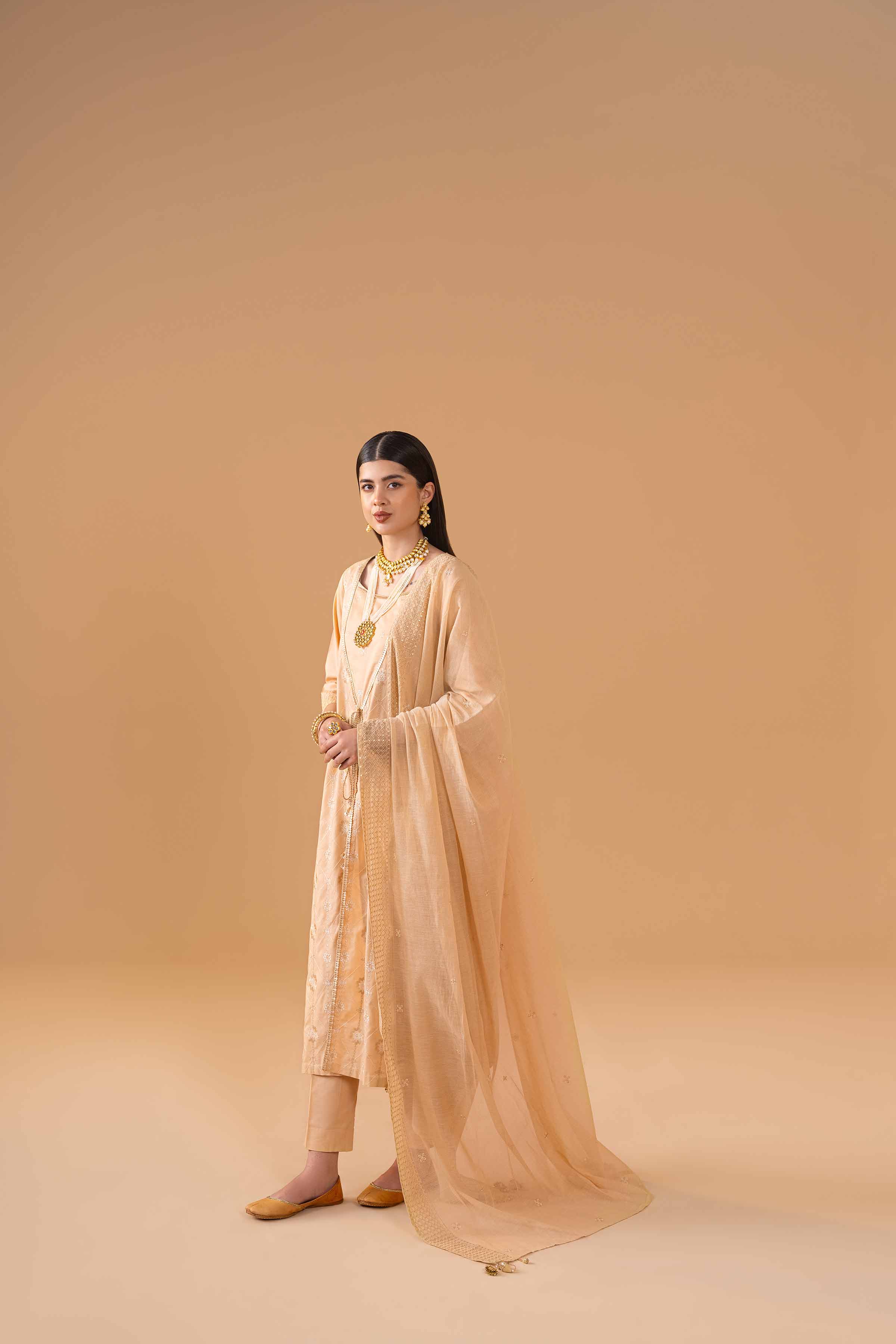 3 Piece - Embroidered Suit - KFS24-47