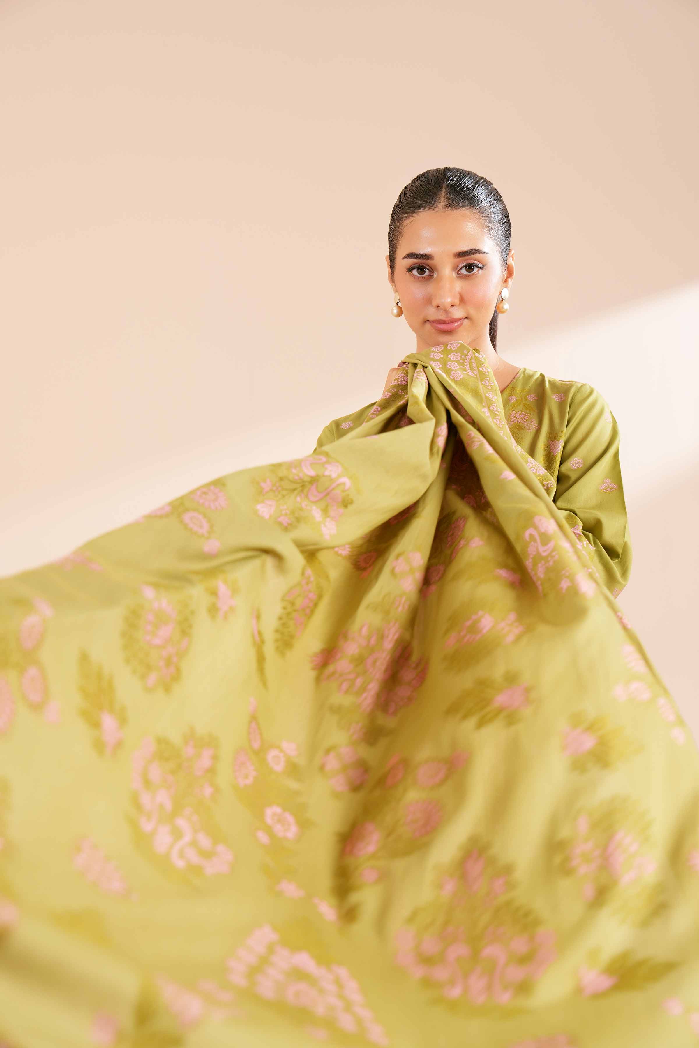 2 Piece - Jacquard Embroidered Suit - 42402157