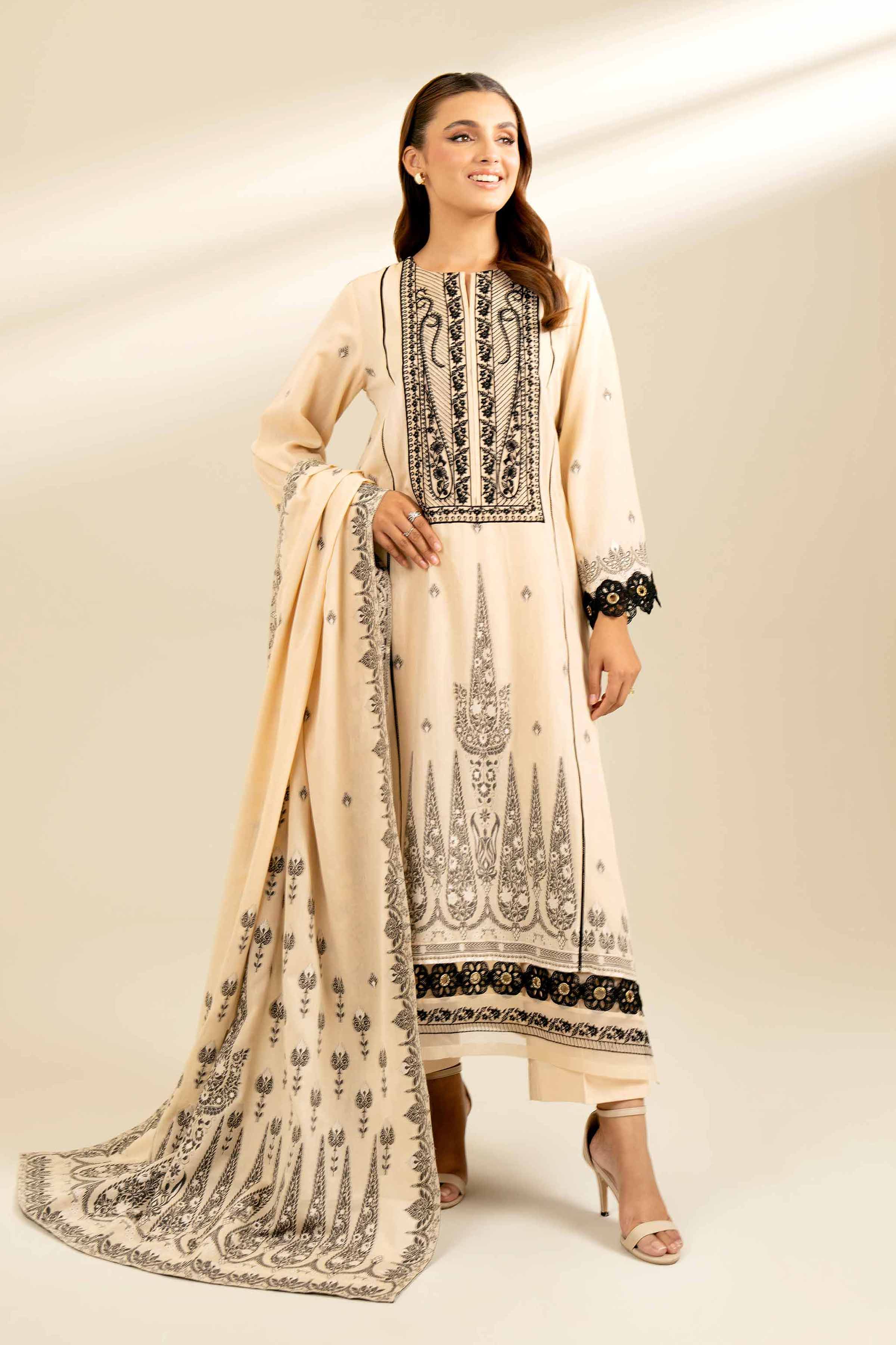 2 Piece - Jacquard Embroidered Suit - 42402161