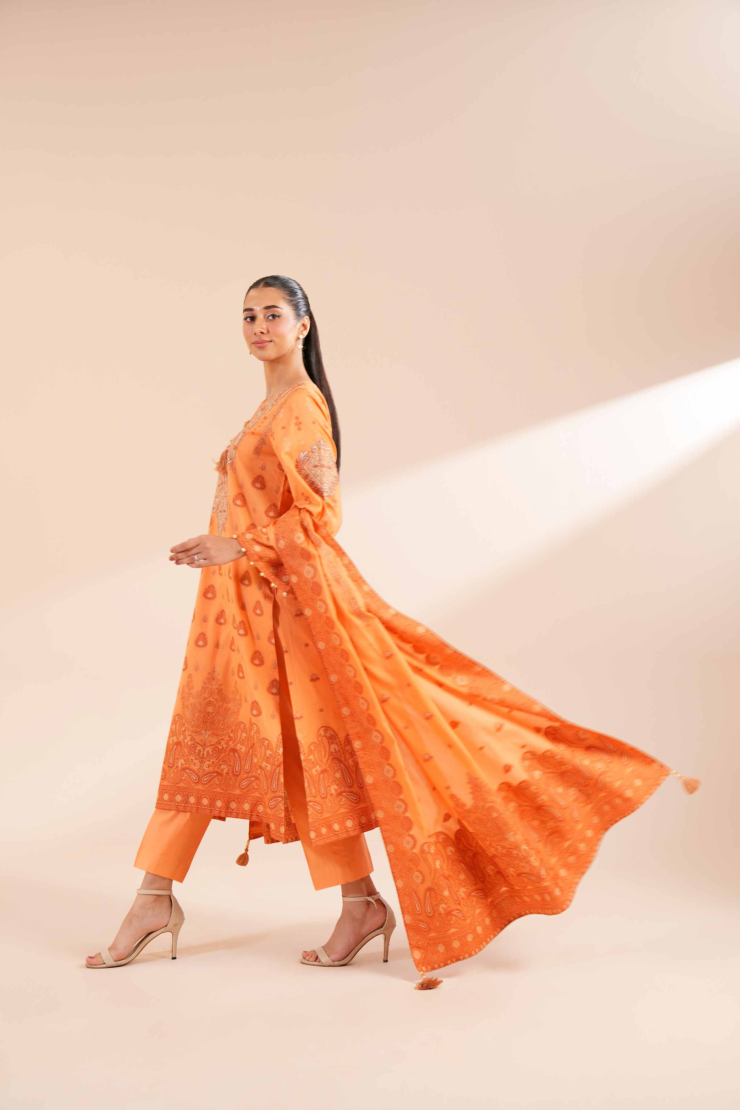 2 Piece - Jacquard Embroidered Suit - 42402163