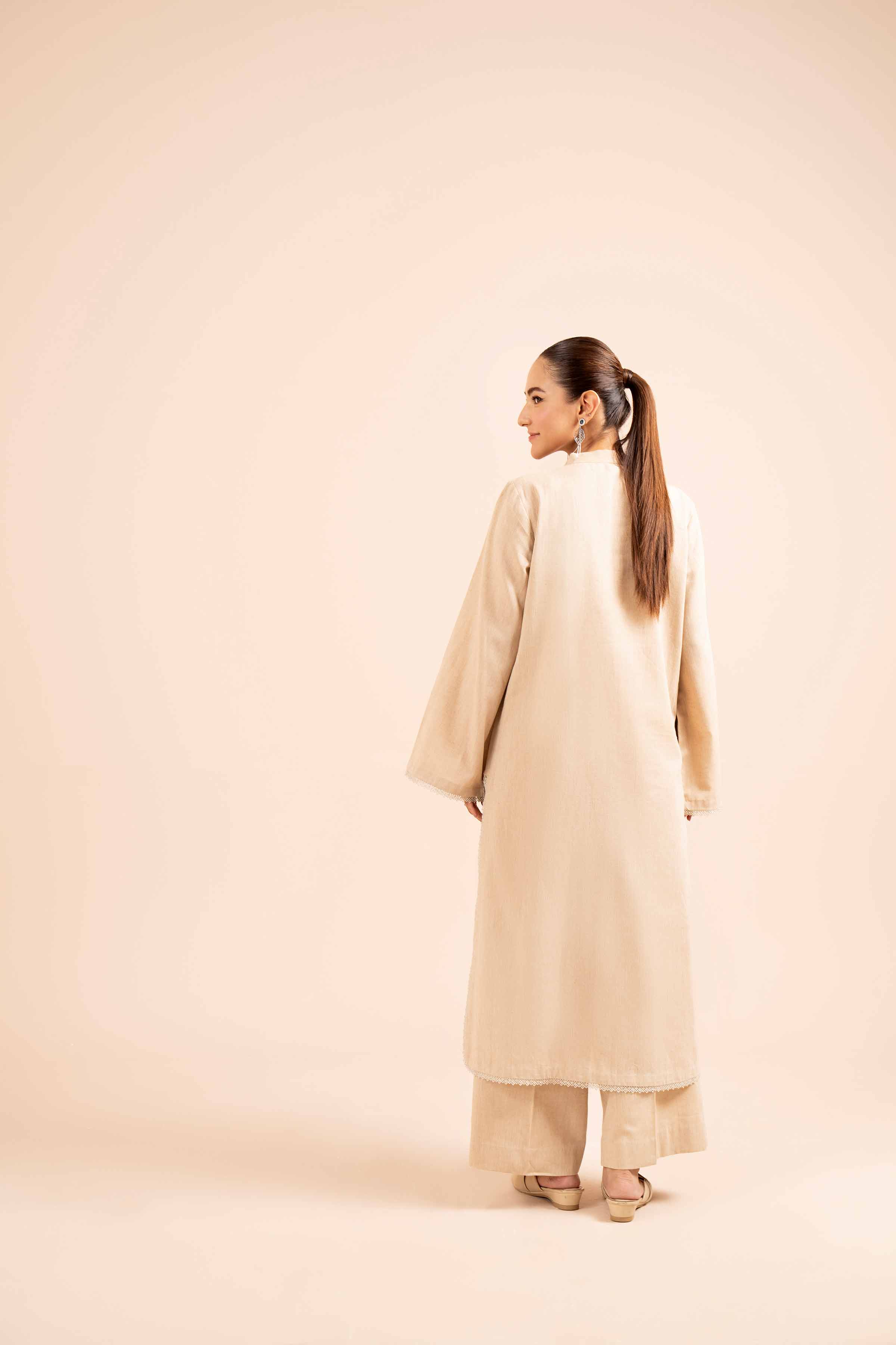 2 Piece - Dyed Embroidered Suit - 42404037