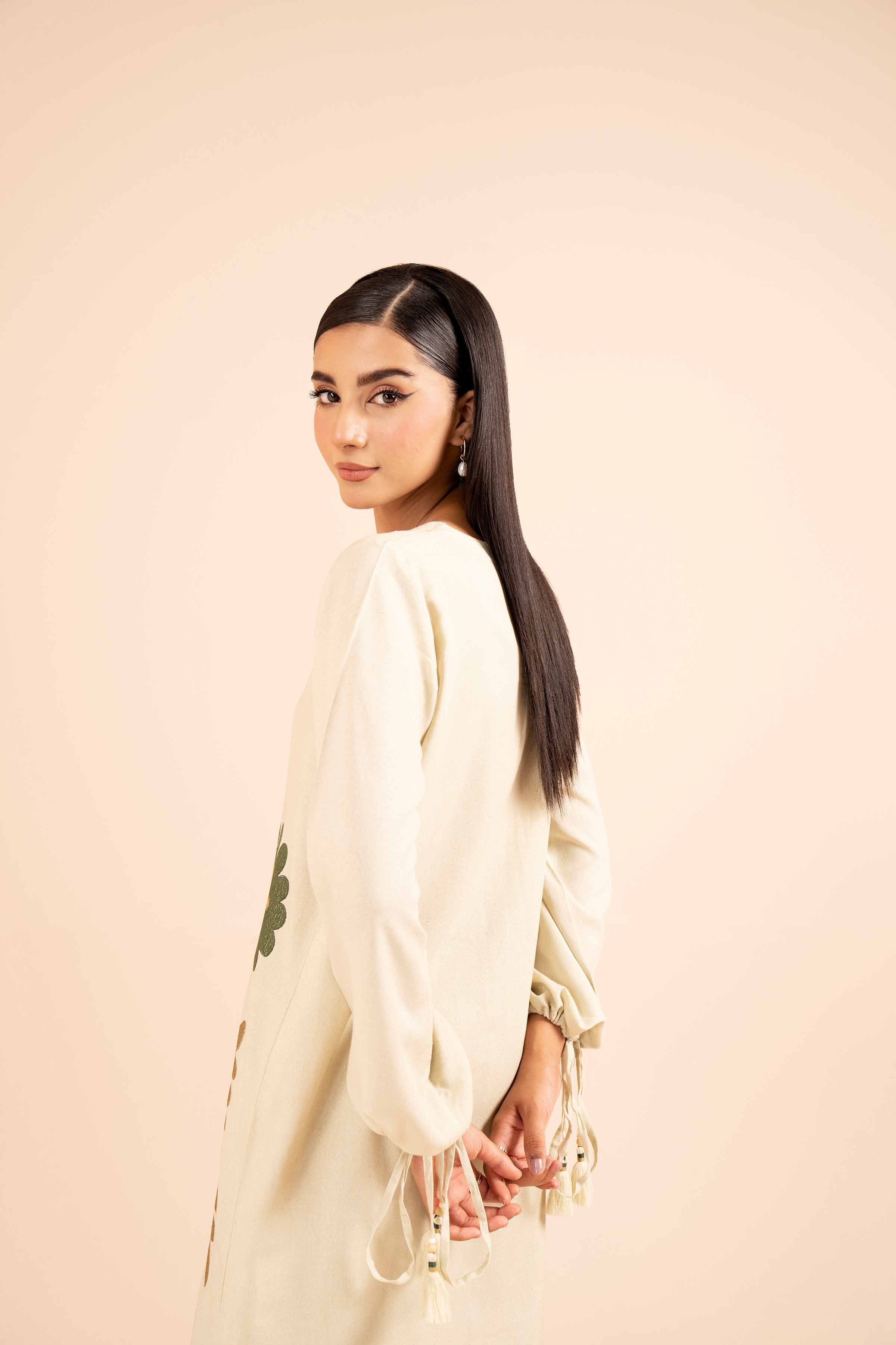 2 Piece - Dyed Embroidered Suit - 42404041