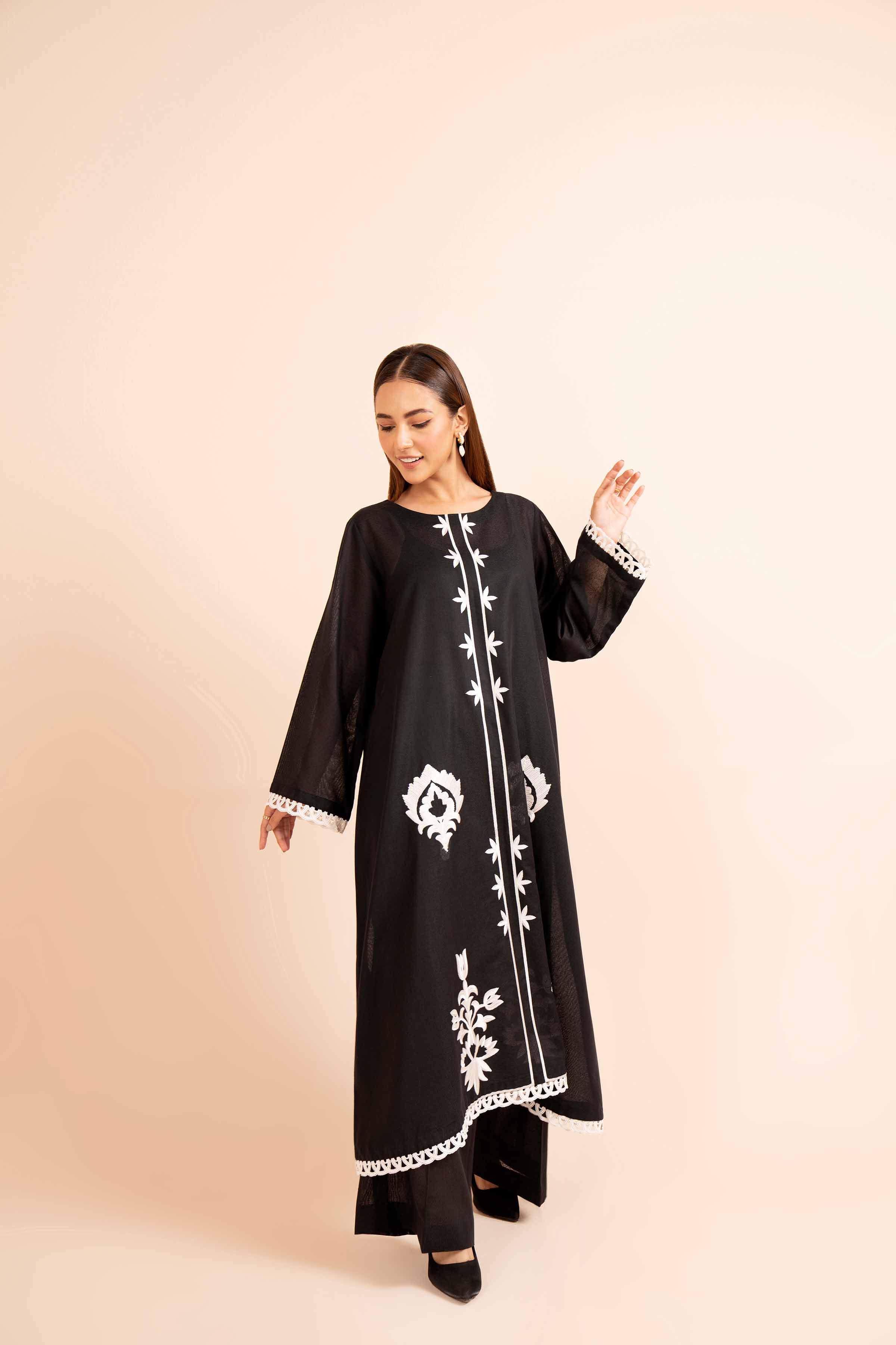 2 Piece - Dyed Embroidered Suit - 42404043