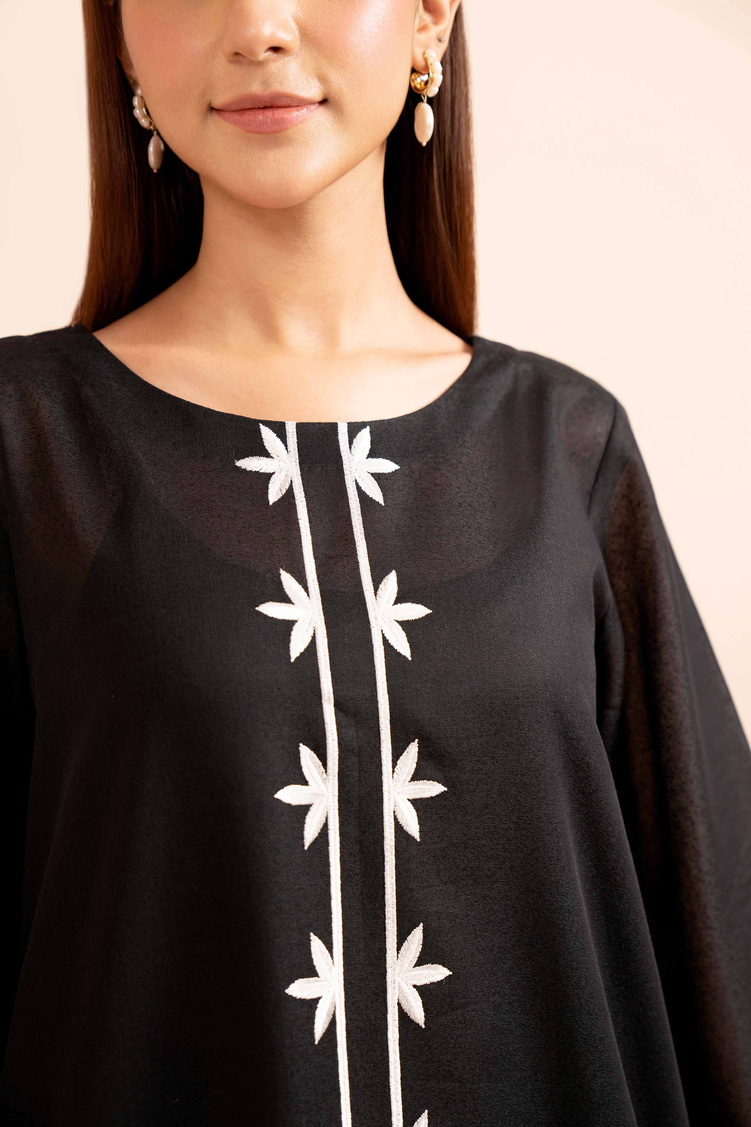 2 Piece - Dyed Embroidered Suit - 42404043