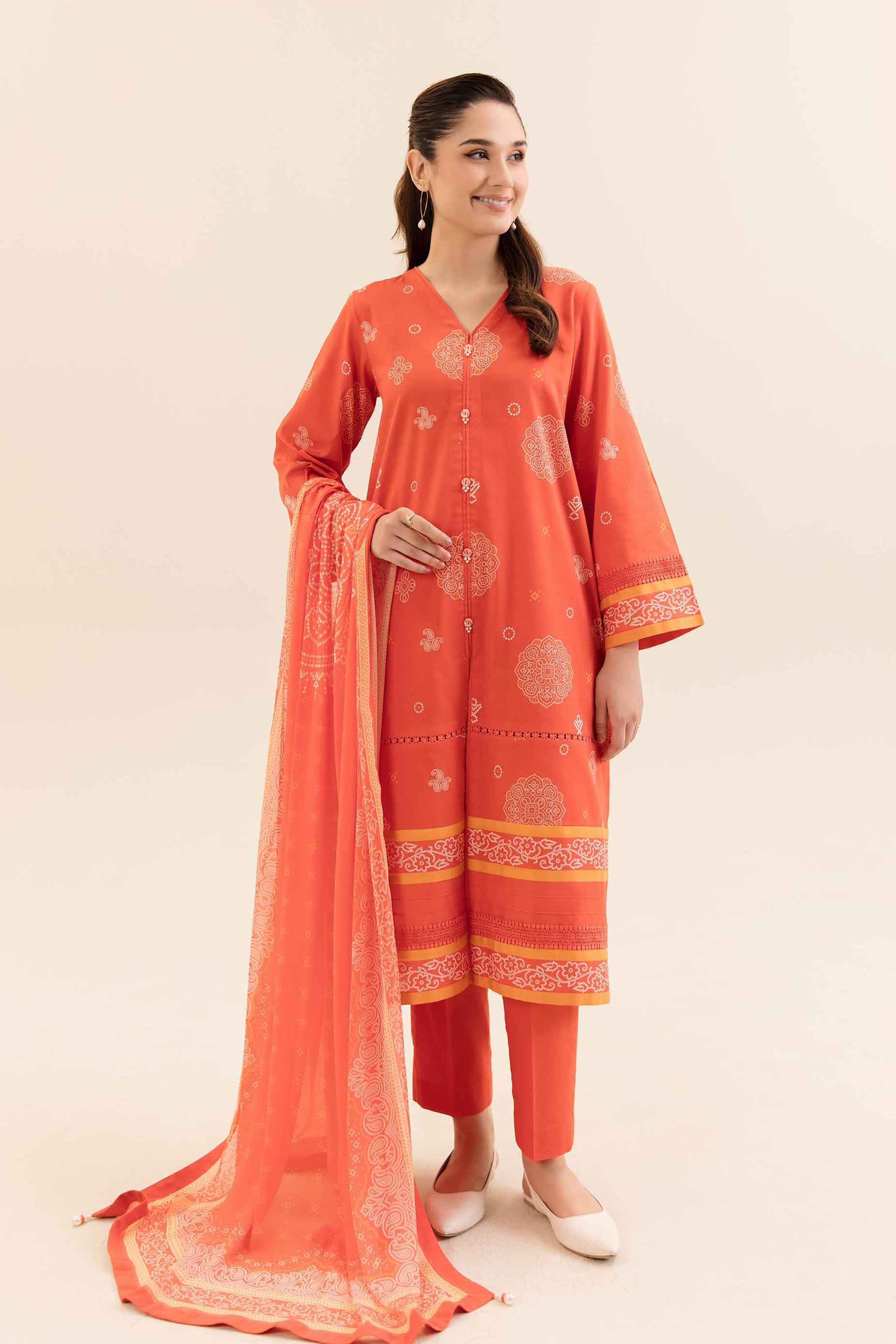 3 Piece - Printed Suit - 42404156