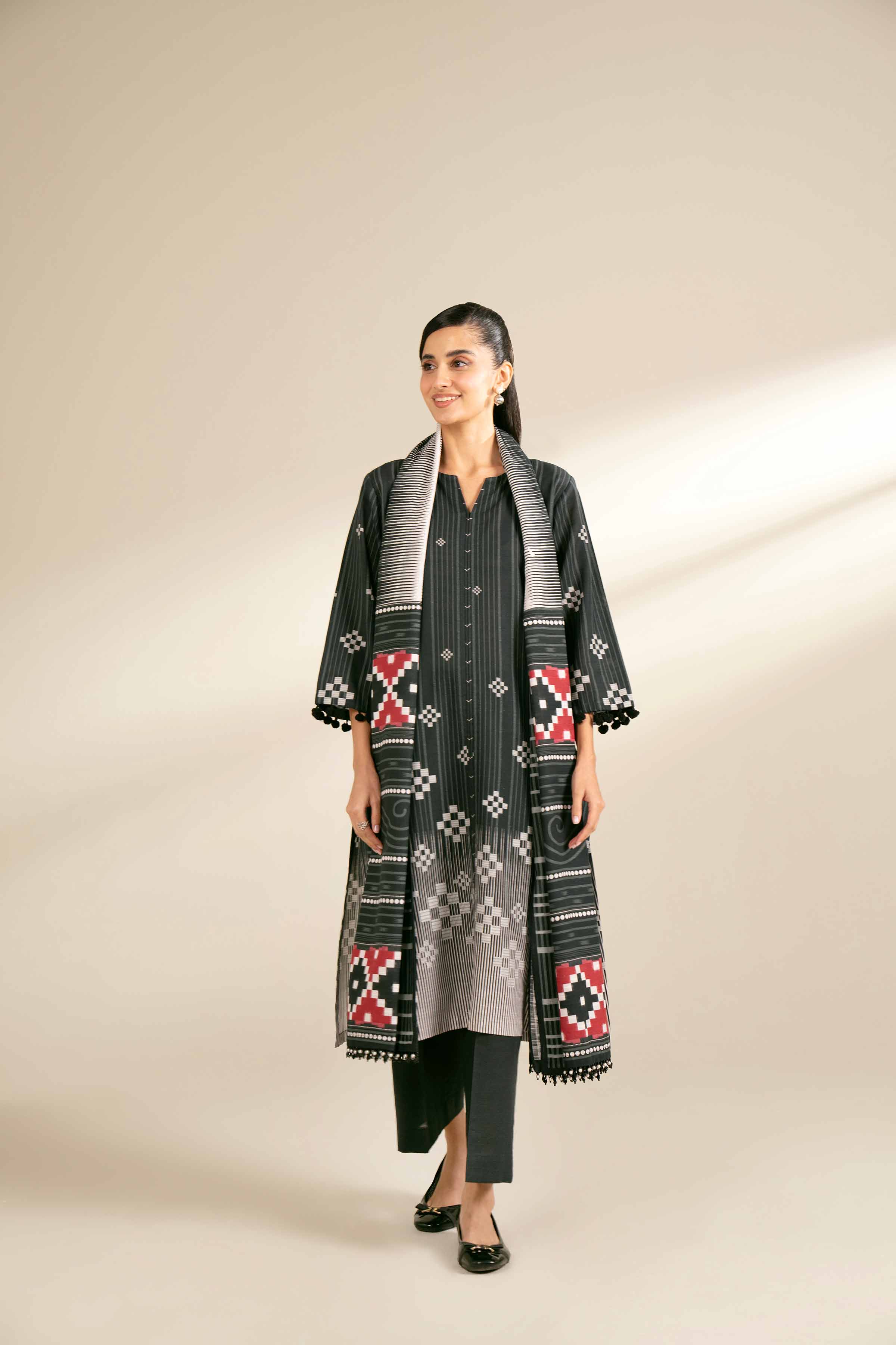 3 Piece - Digital Printed Suit - 42404221