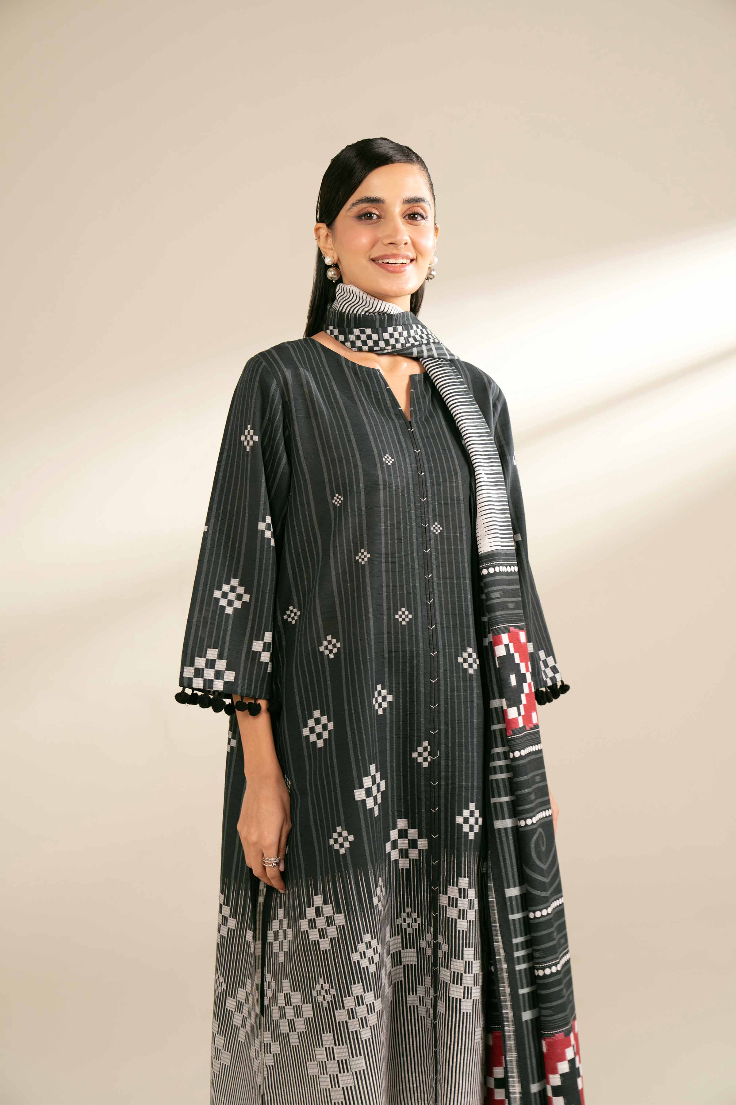 3 Piece - Digital Printed Suit - 42404221