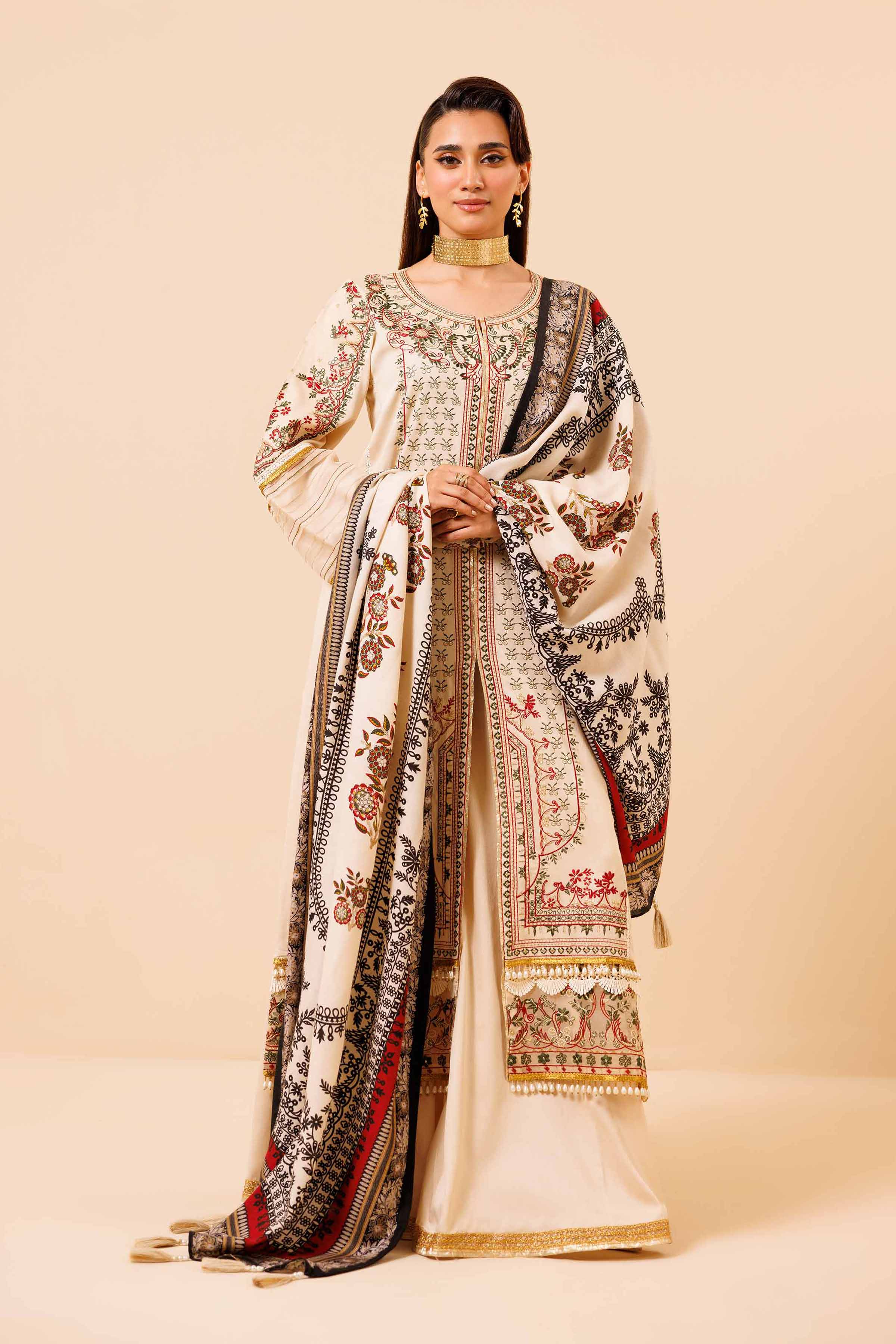 3 Piece - Embroidered Suit - 42404286