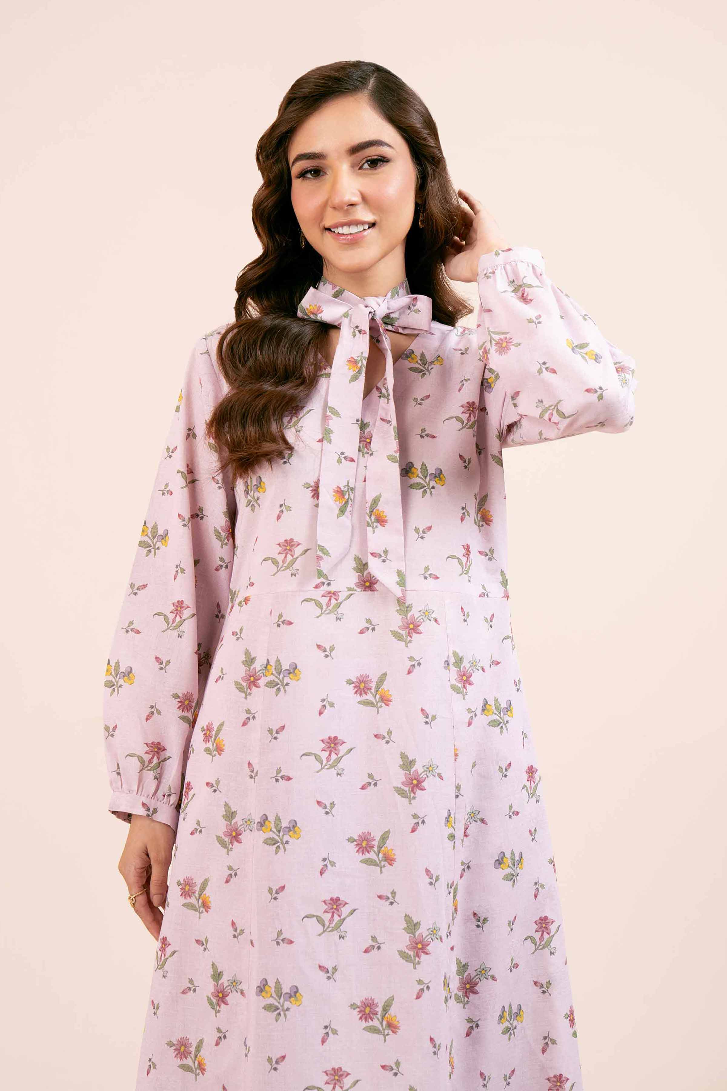 2 Piece - Digital Printed Embroidered Suit - 42404437