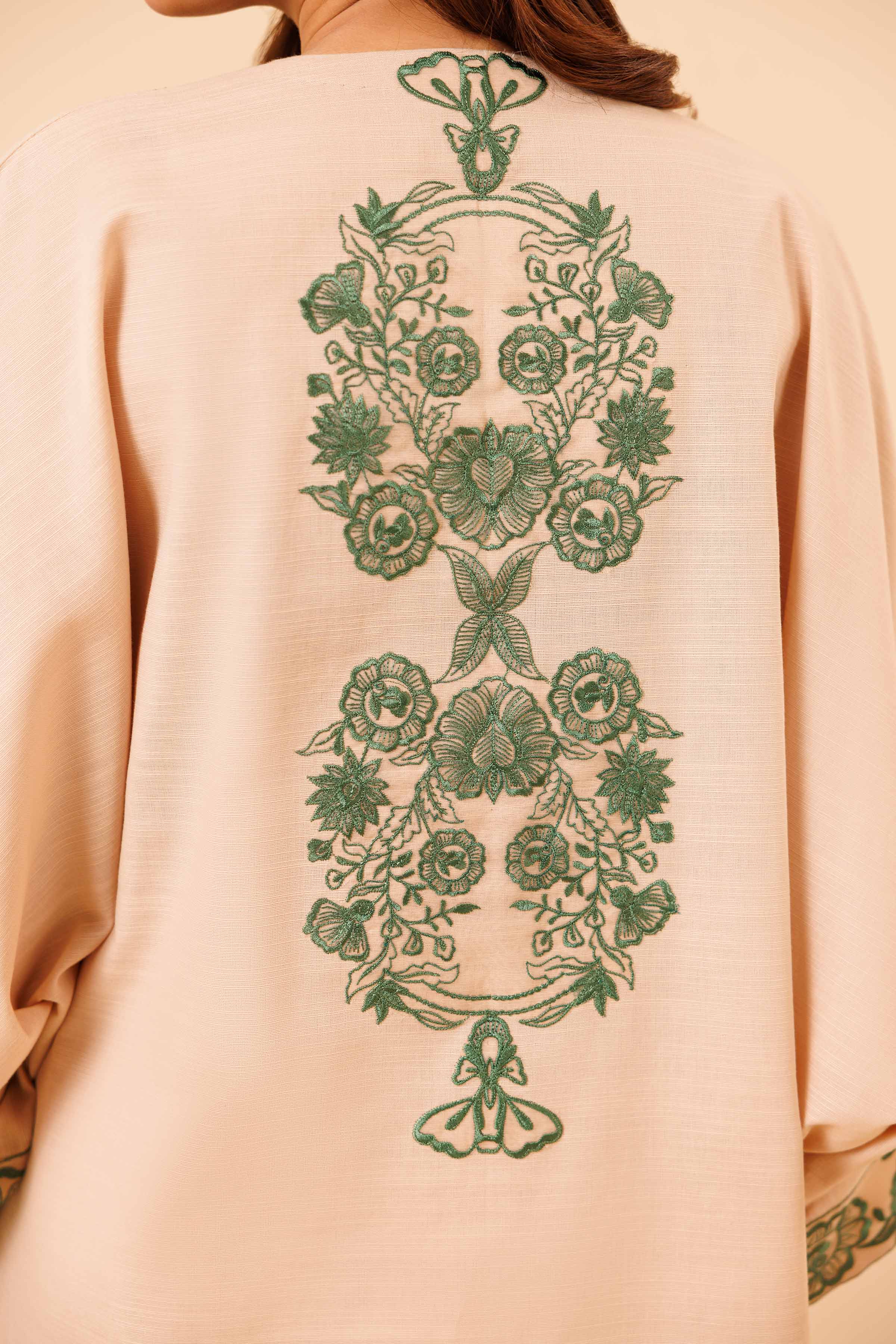 2 Piece - Dyed Embroidered Suit - 42404550