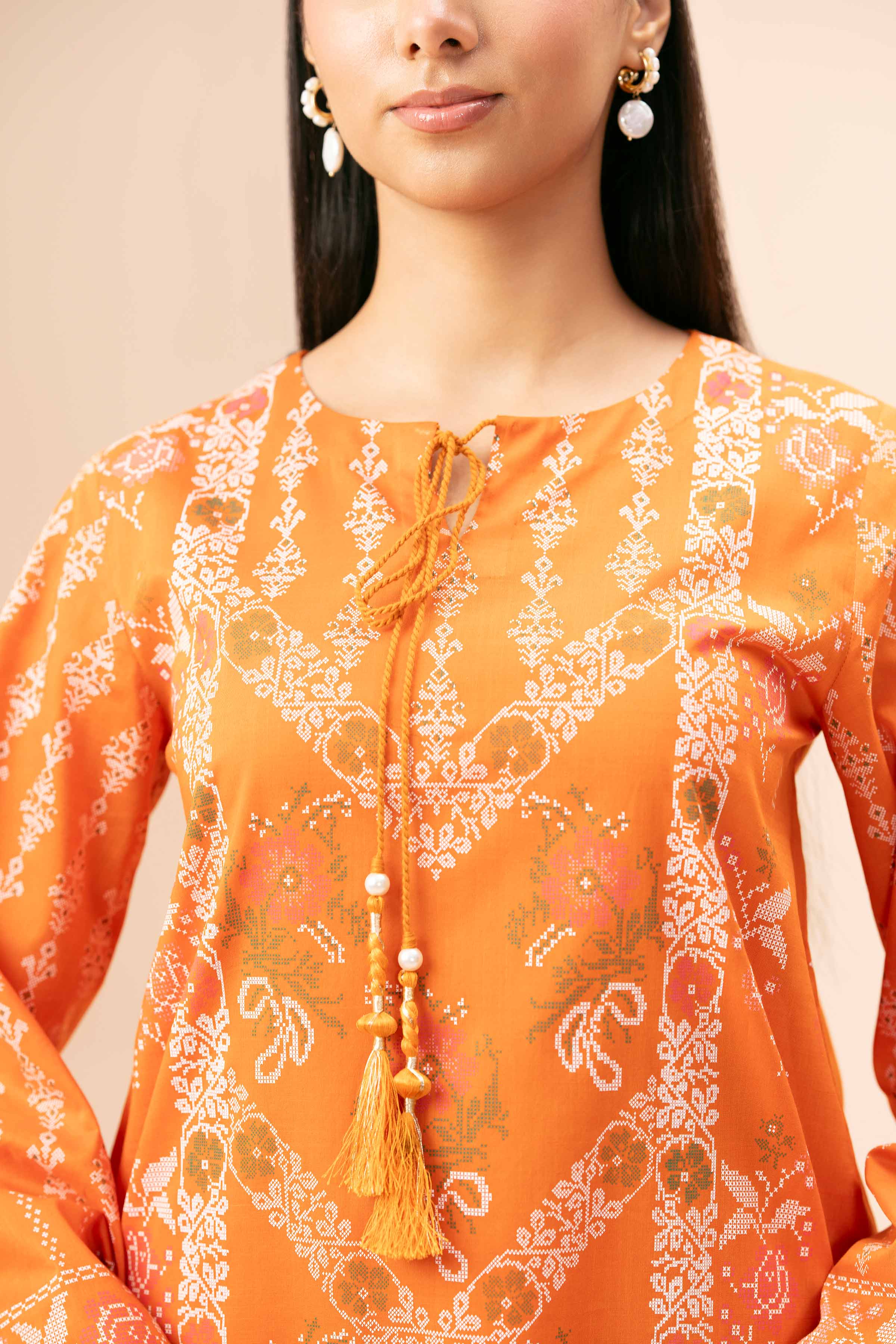 3 Piece - Paste Printed Suit - 42404580