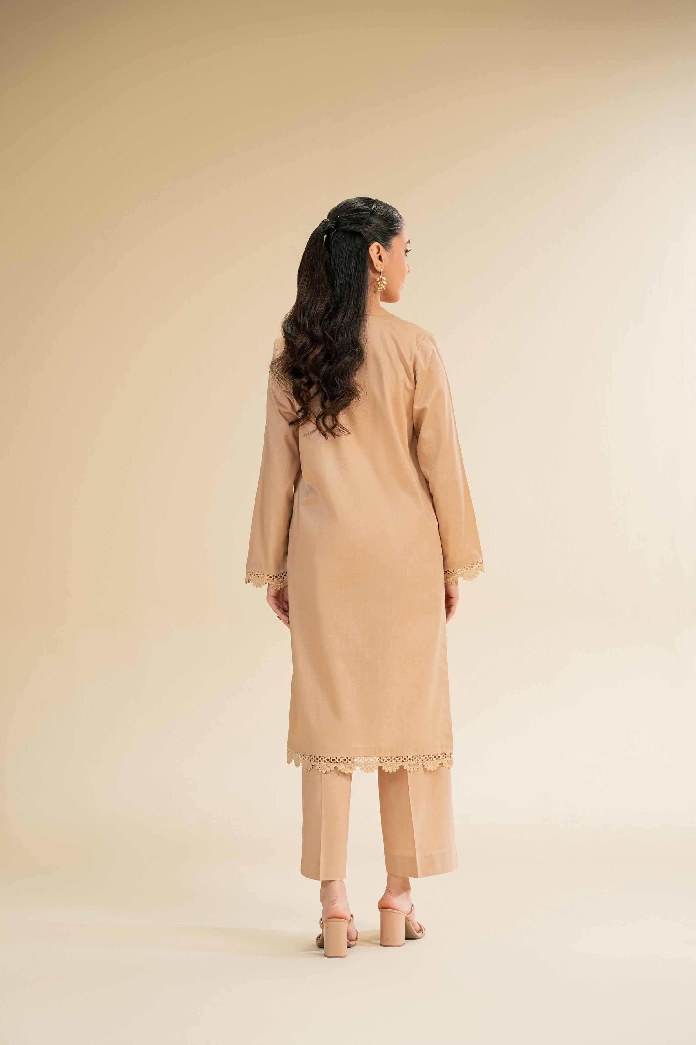 2 Piece - Dyed Embroidered Suit - 42501008