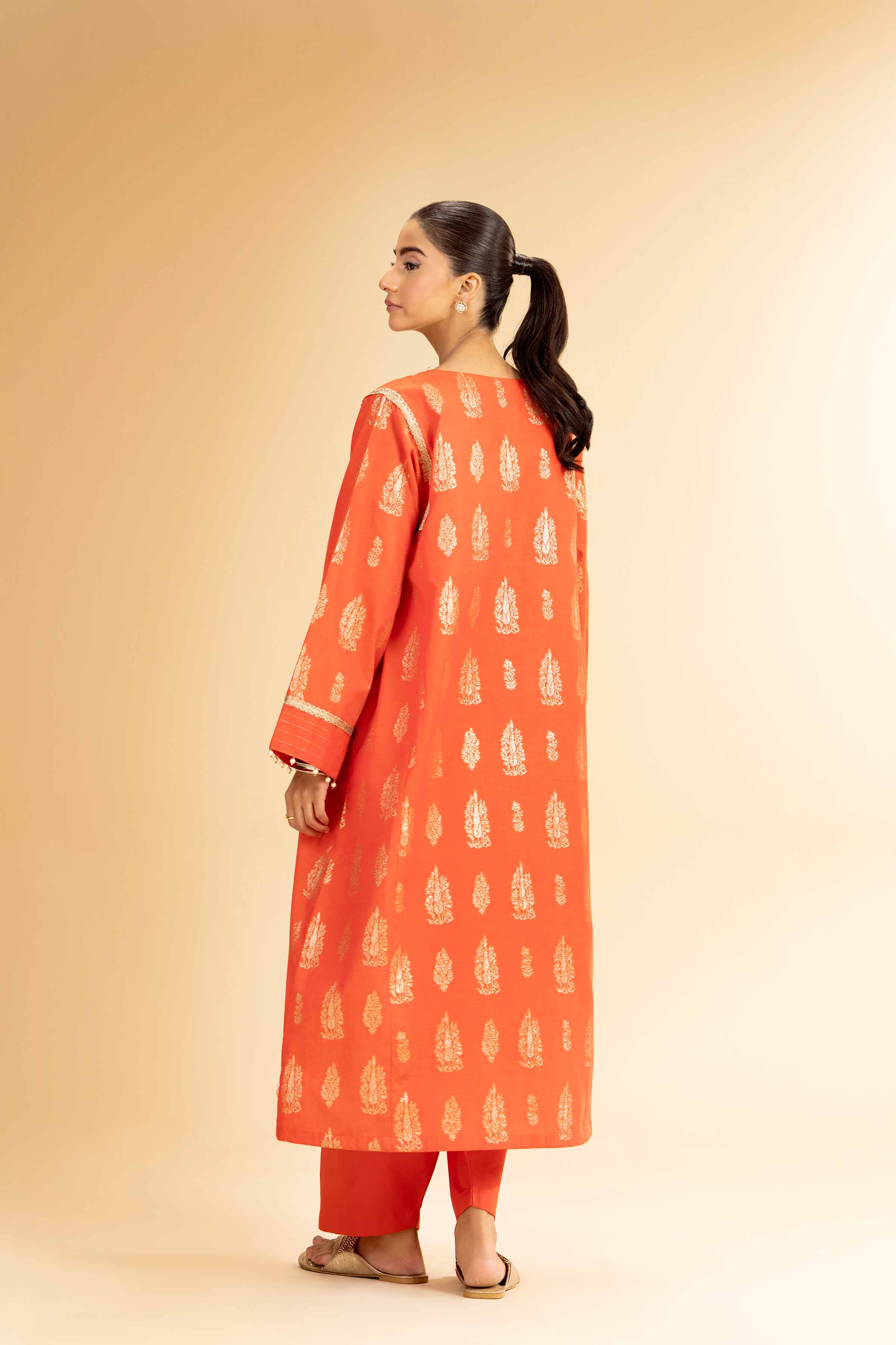 2 Piece - Jacquard Embroidered Suit - 42501022