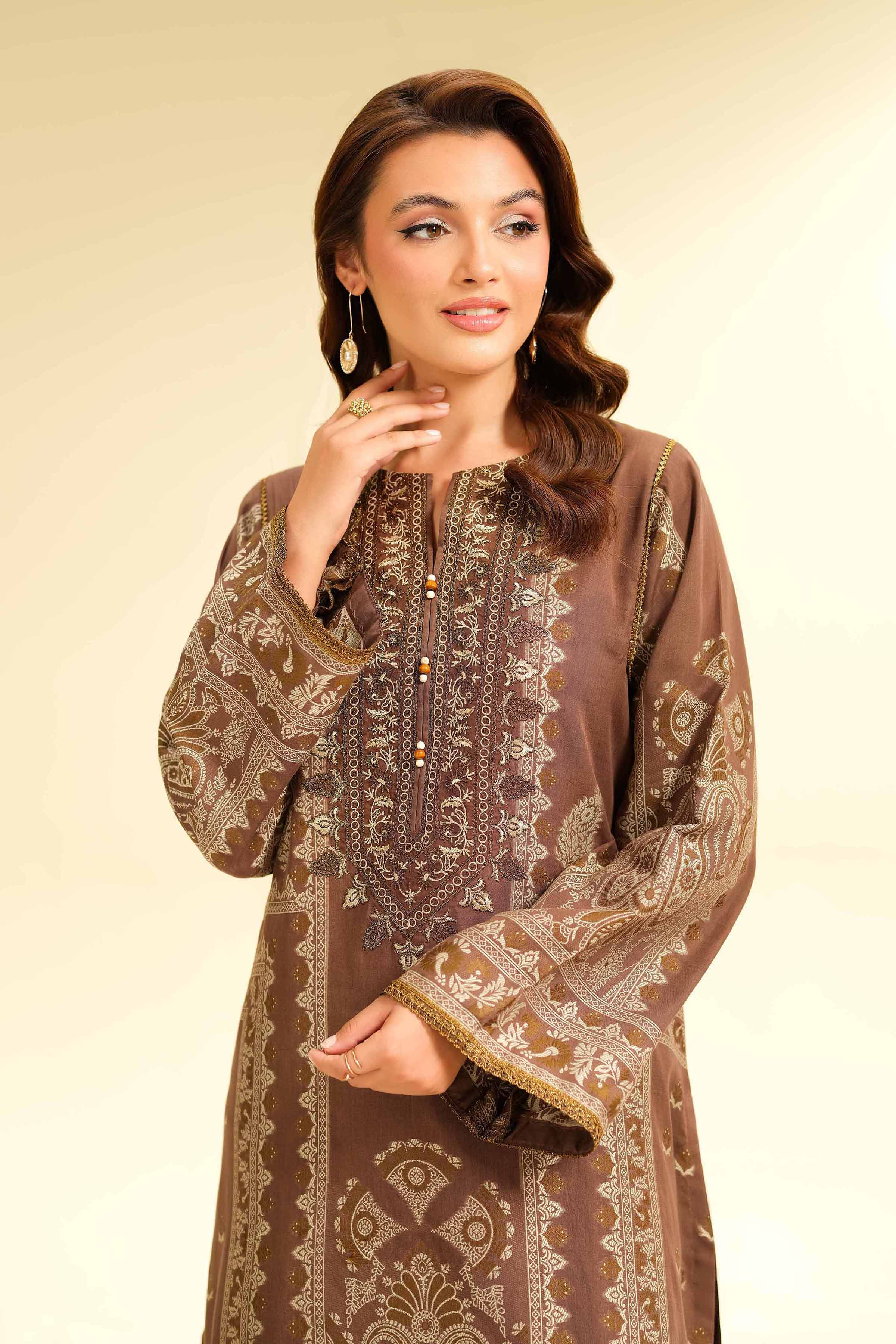 2 Piece - Jacquard Embroidered Suit - 42501030