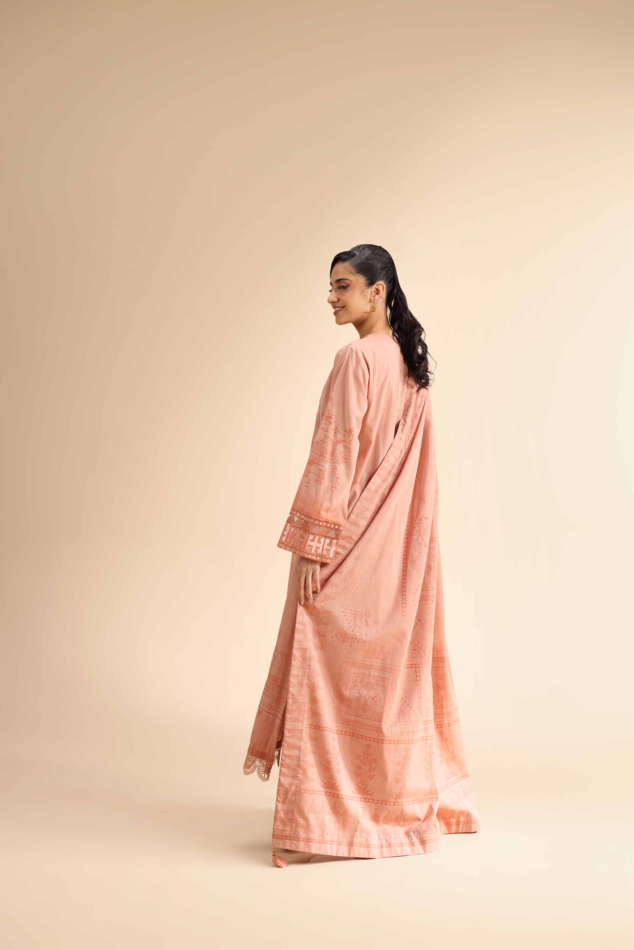 3 Piece - Jacquard Embroidered Suit - 42501049
