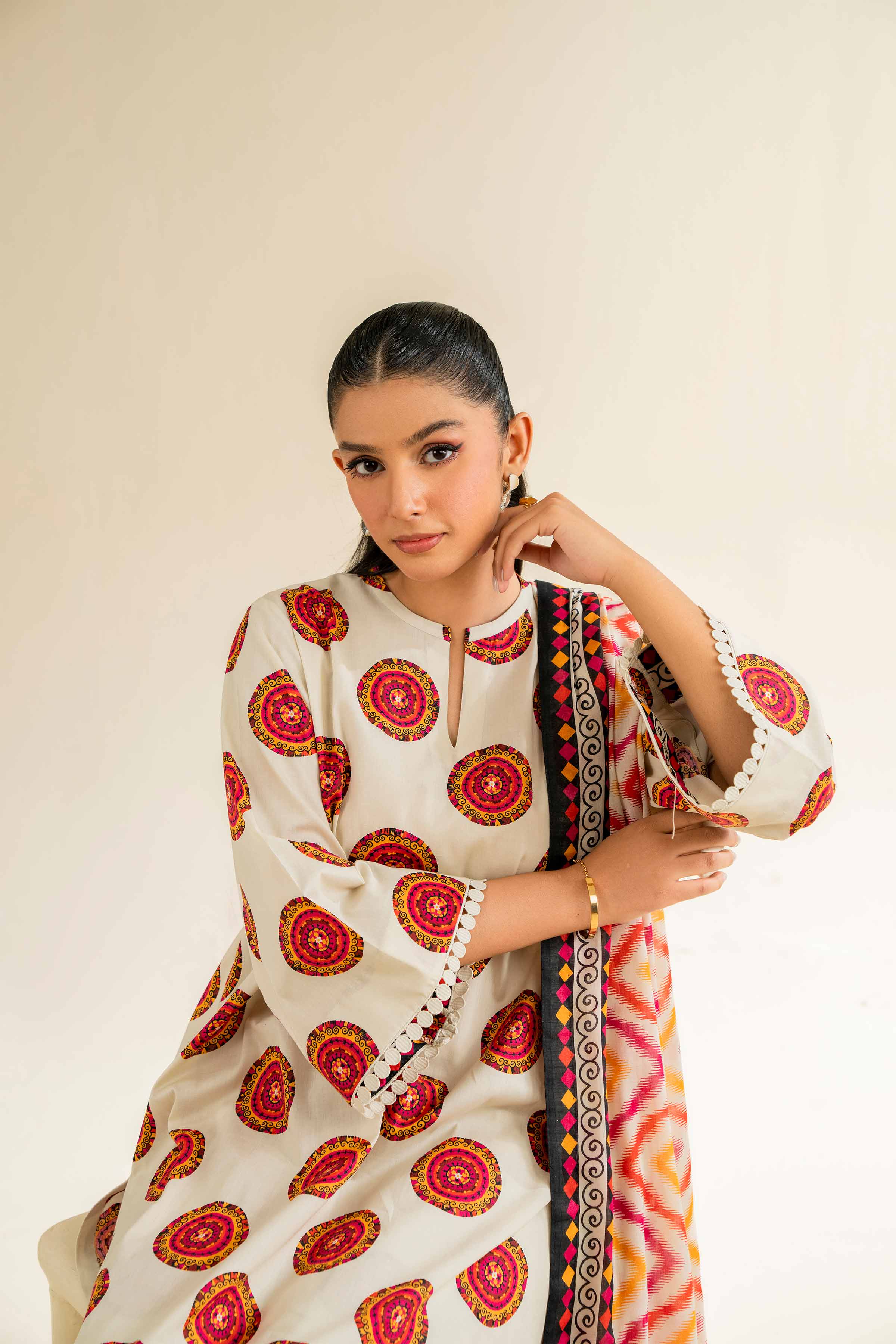 3 Piece - Printed Suit - 42501062