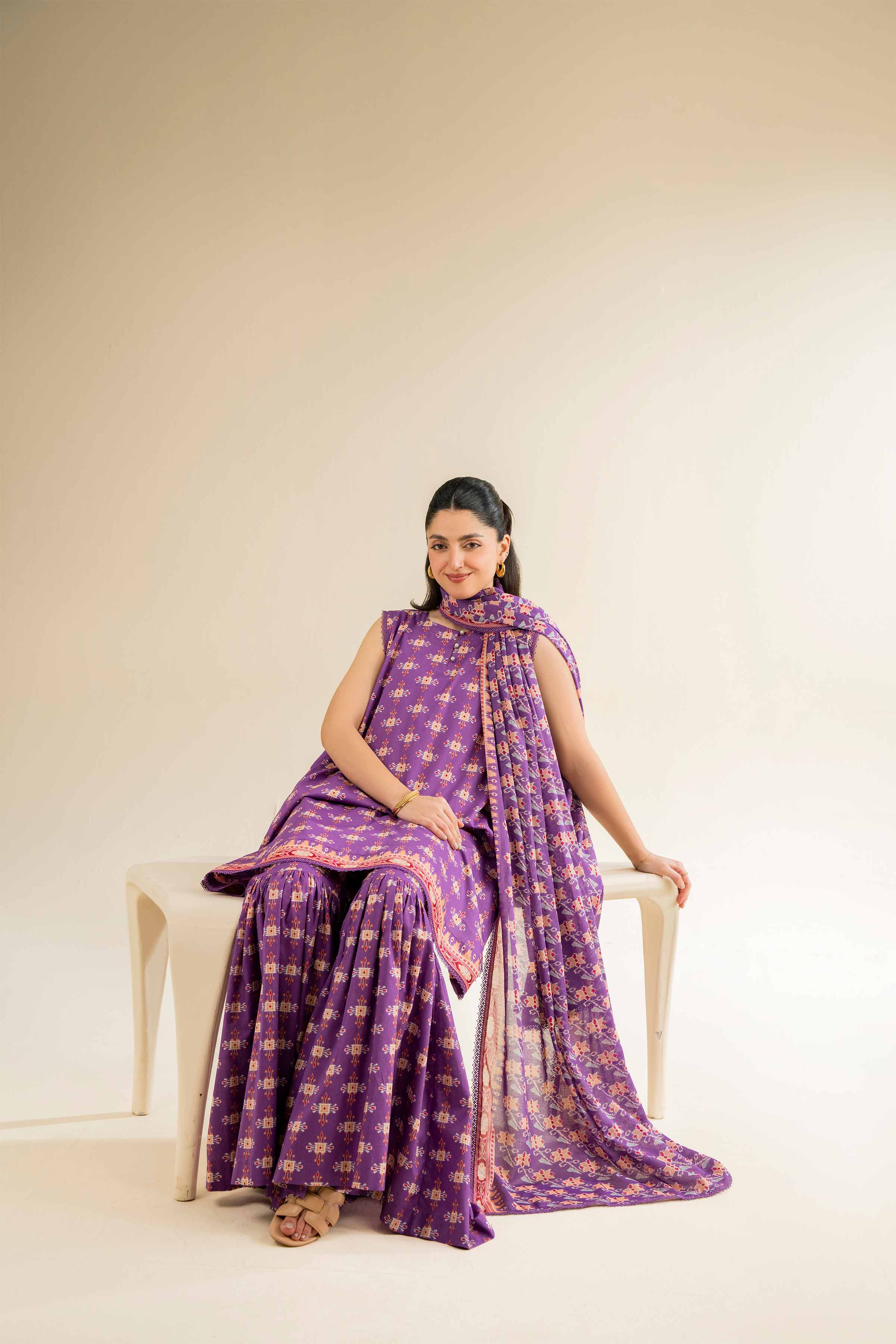 3 Piece - Printed Suit - 42501063